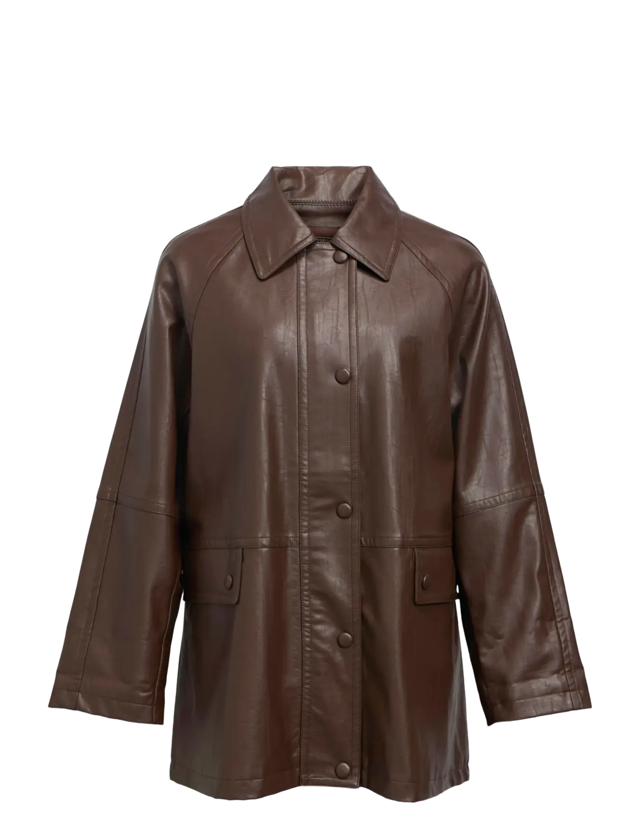 Object OBJOLIVE L/S RE JACKET 146 - Kleidung - SEAL BROWN / brown