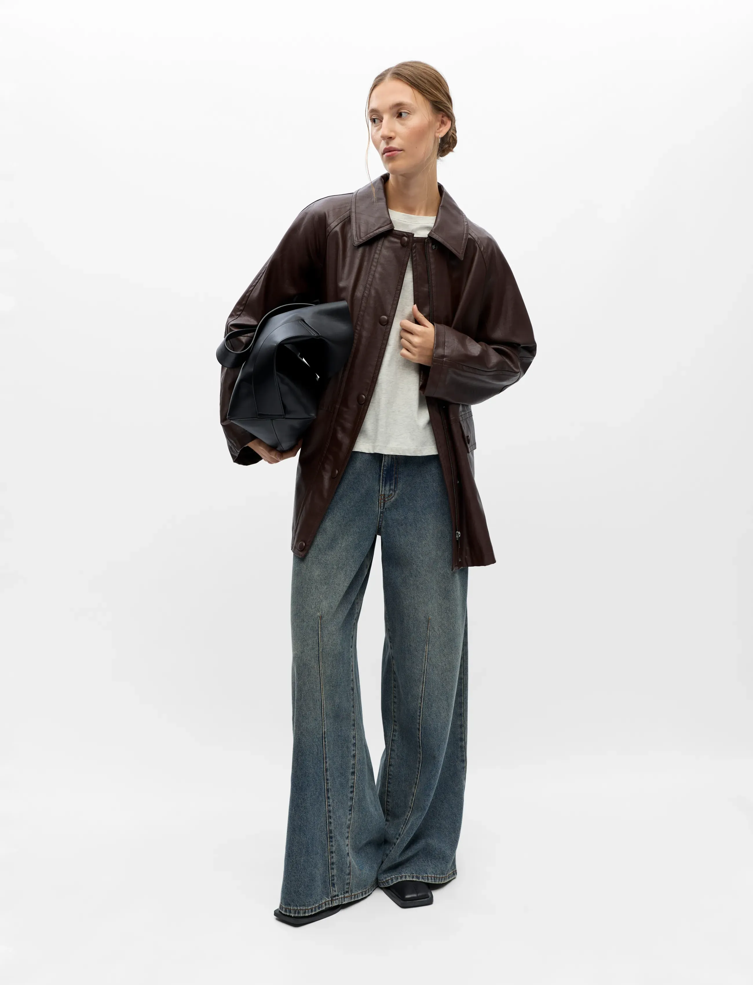 Object OBJOLIVE L/S RE JACKET 146 - Jackor & Kappor - SEAL BROWN / brown