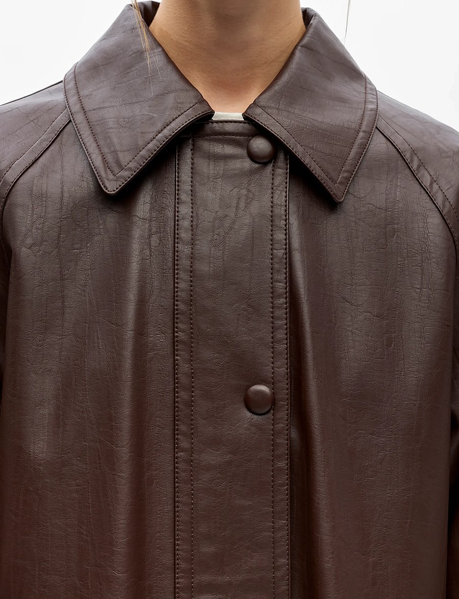 Object - OBJOLIVE L/S RE JACKET 146 - utility-jacken - seal brown - 4
