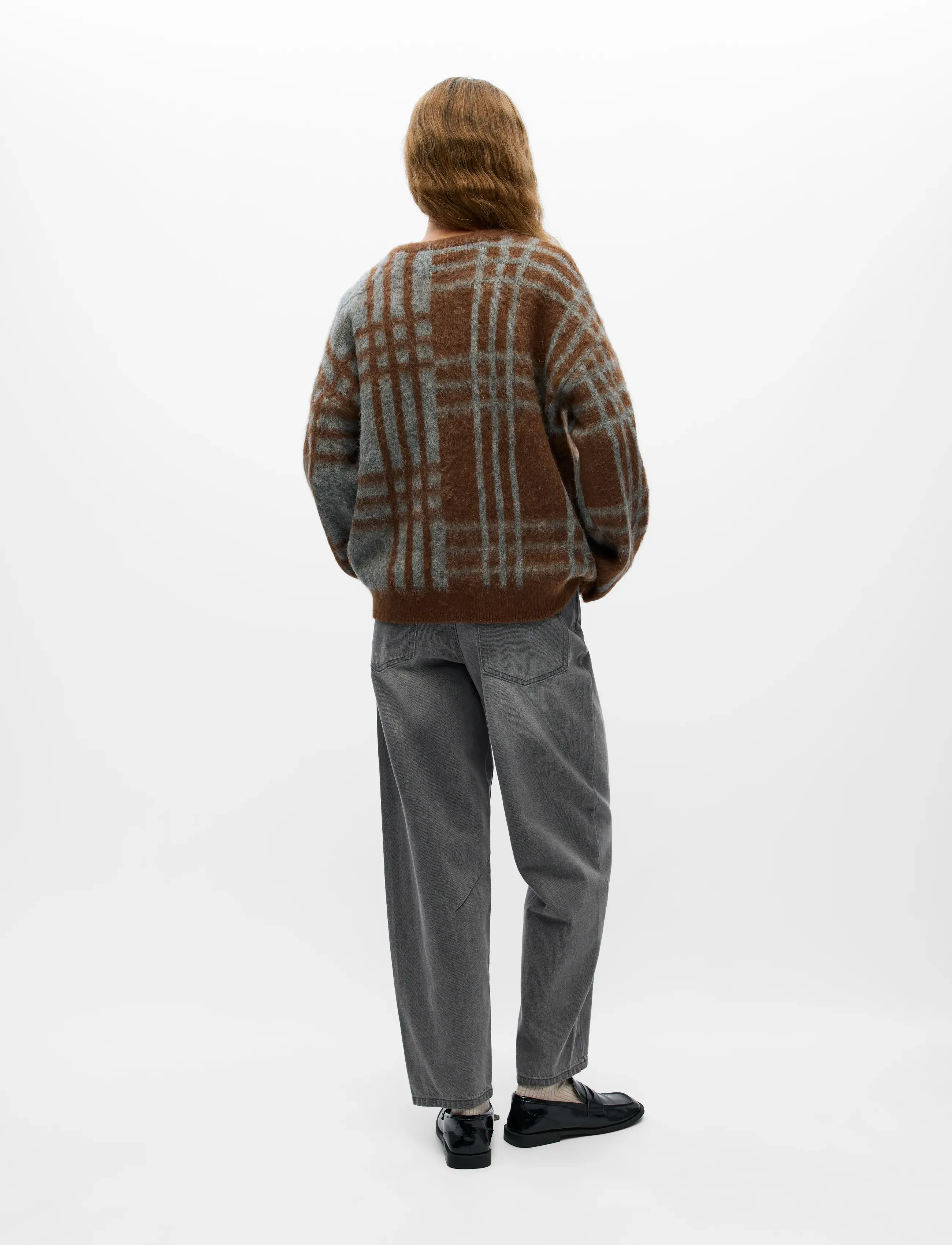 Object - OBJPIPSY L/S LO KNIT CARDIGAN 146 - carafe - 2