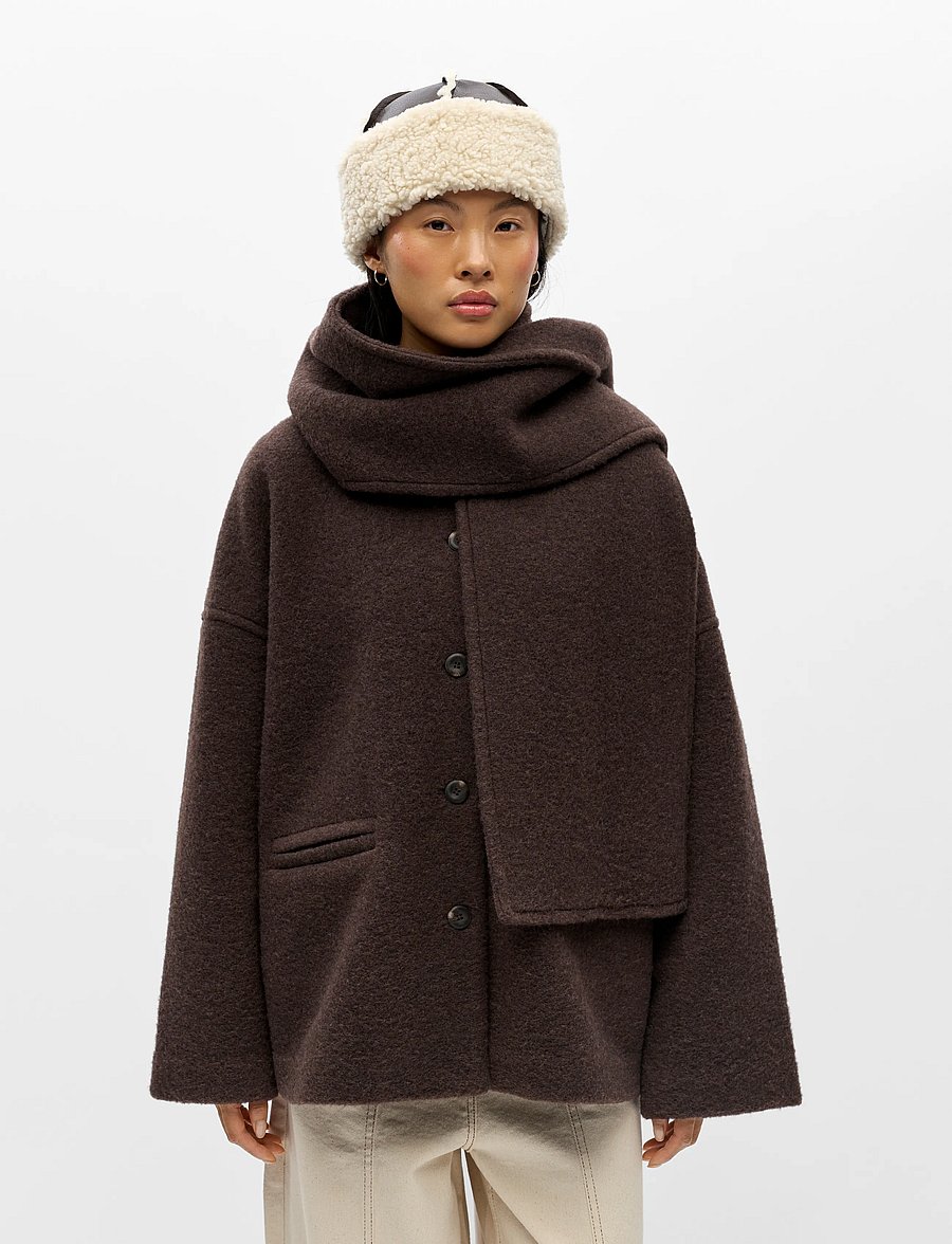 Object - OBJJUNE TEDDY HAT 146 - hats - seal brown - 0