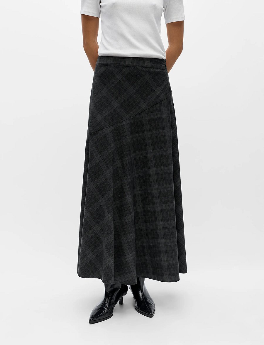 Object - OBJDIENA HW LONG SKIRT 146 - maxi nederdele - black - 3