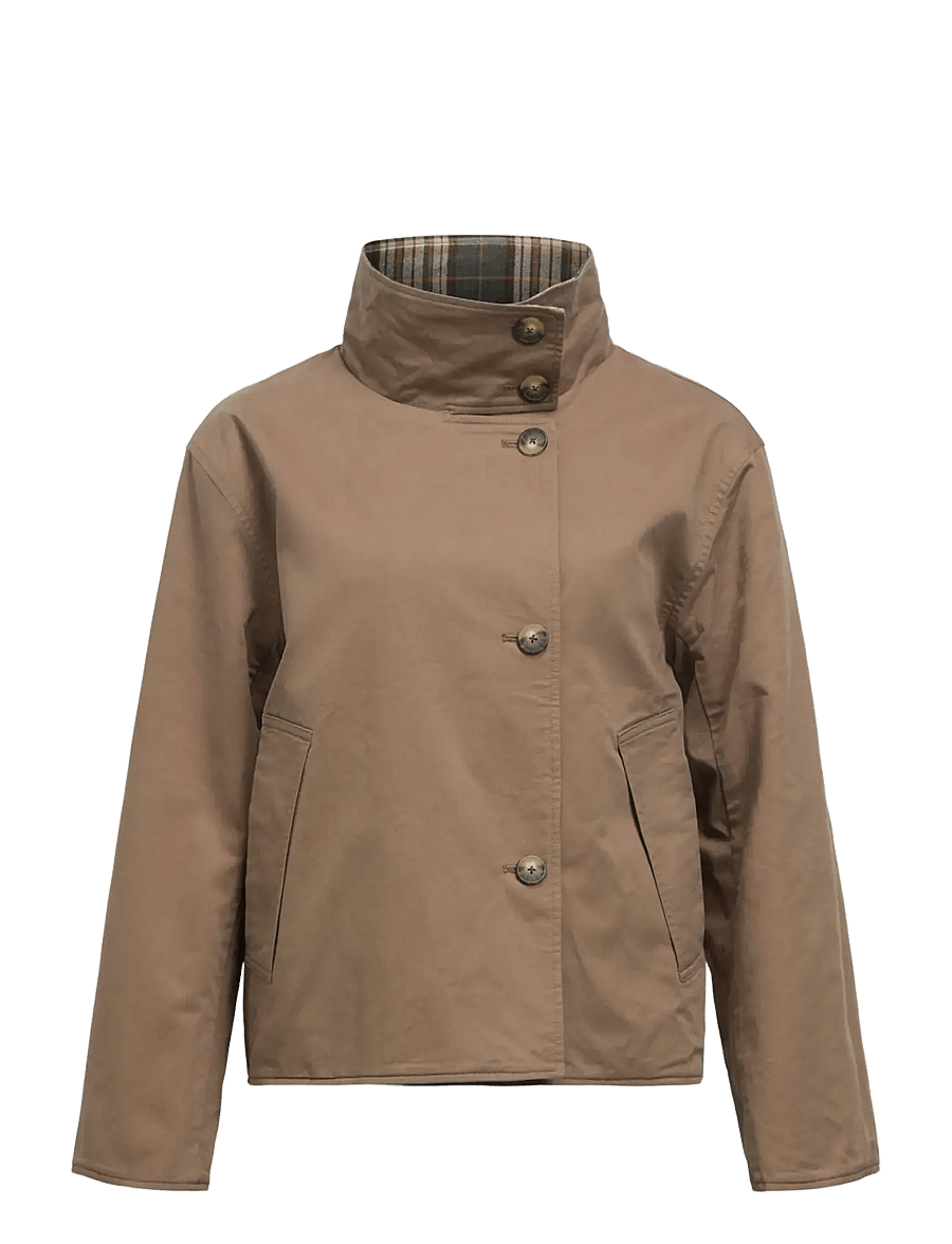 Object - OBJGRO REVERSIBLE LS SHORT JACKET NOOS - morel - 1