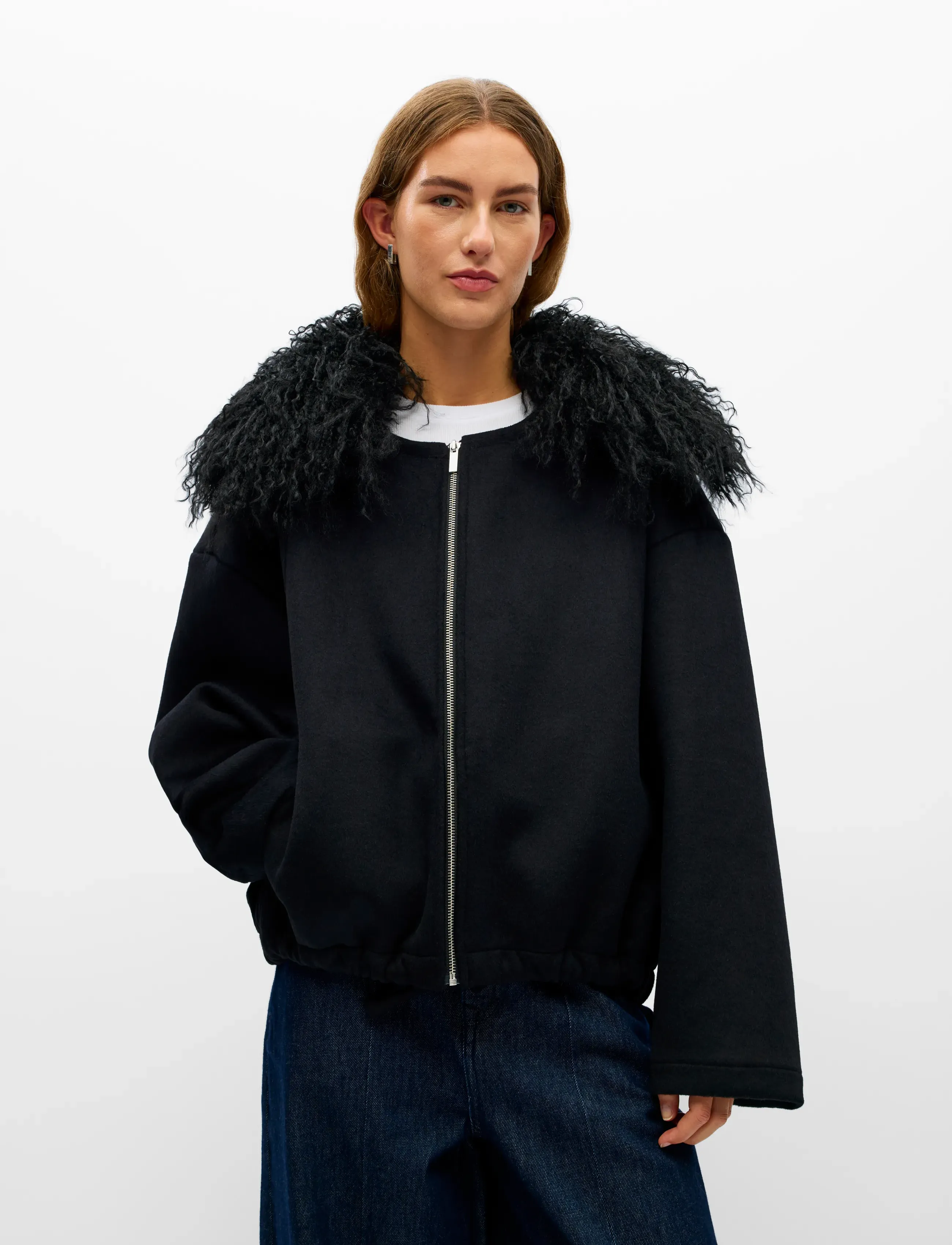 Object - OBJSHAGGY MOORE BOMBER JACKET 146 - black - 3