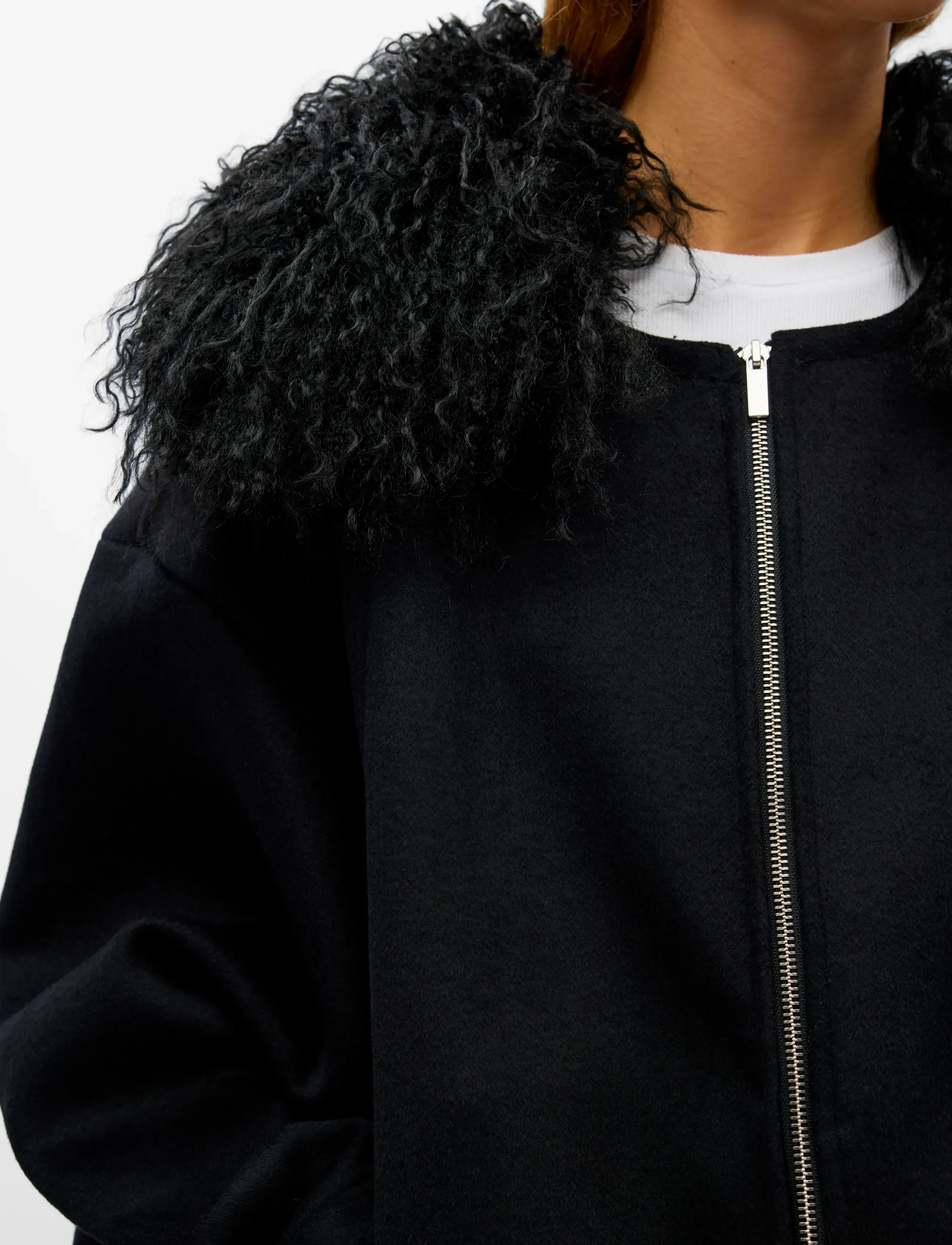 Object - OBJSHAGGY MOORE BOMBER JACKET 146 - black - 4
