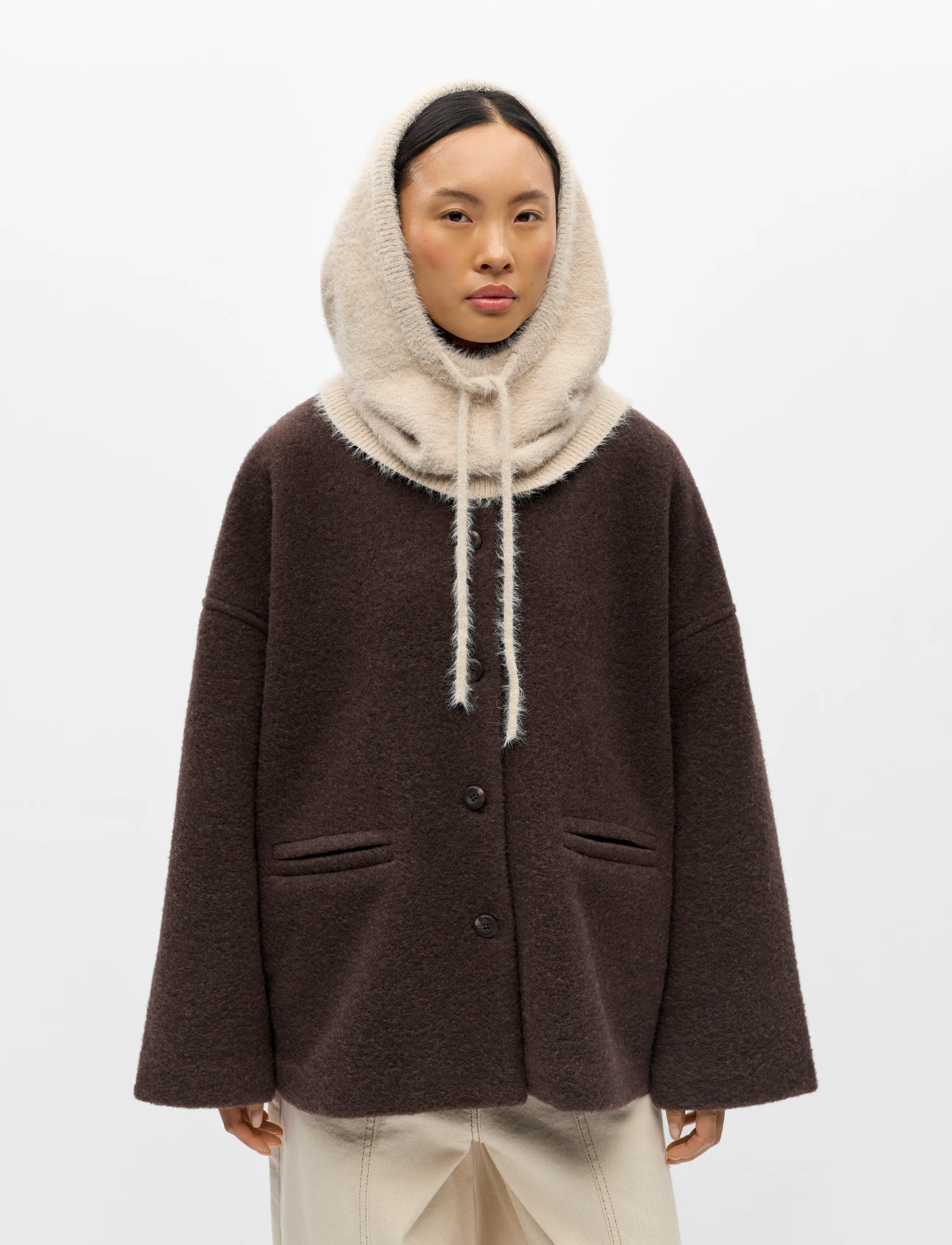 Object OBJHARRIET BALACLAVA 146 - Object - SILVER GRAY / beige
