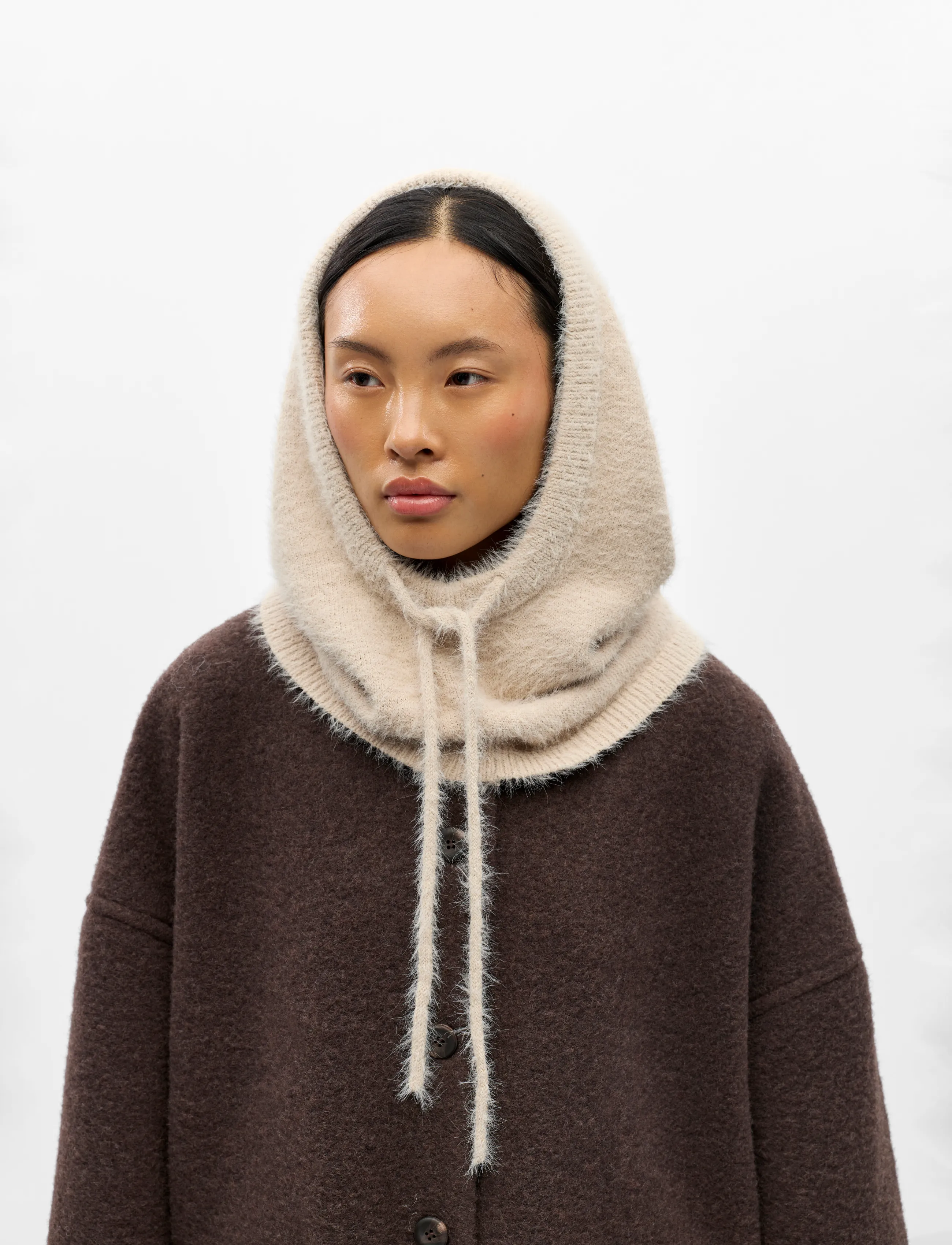 Object - OBJHARRIET BALACLAVA 146 - madalaimad hinnad - silver gray - 3