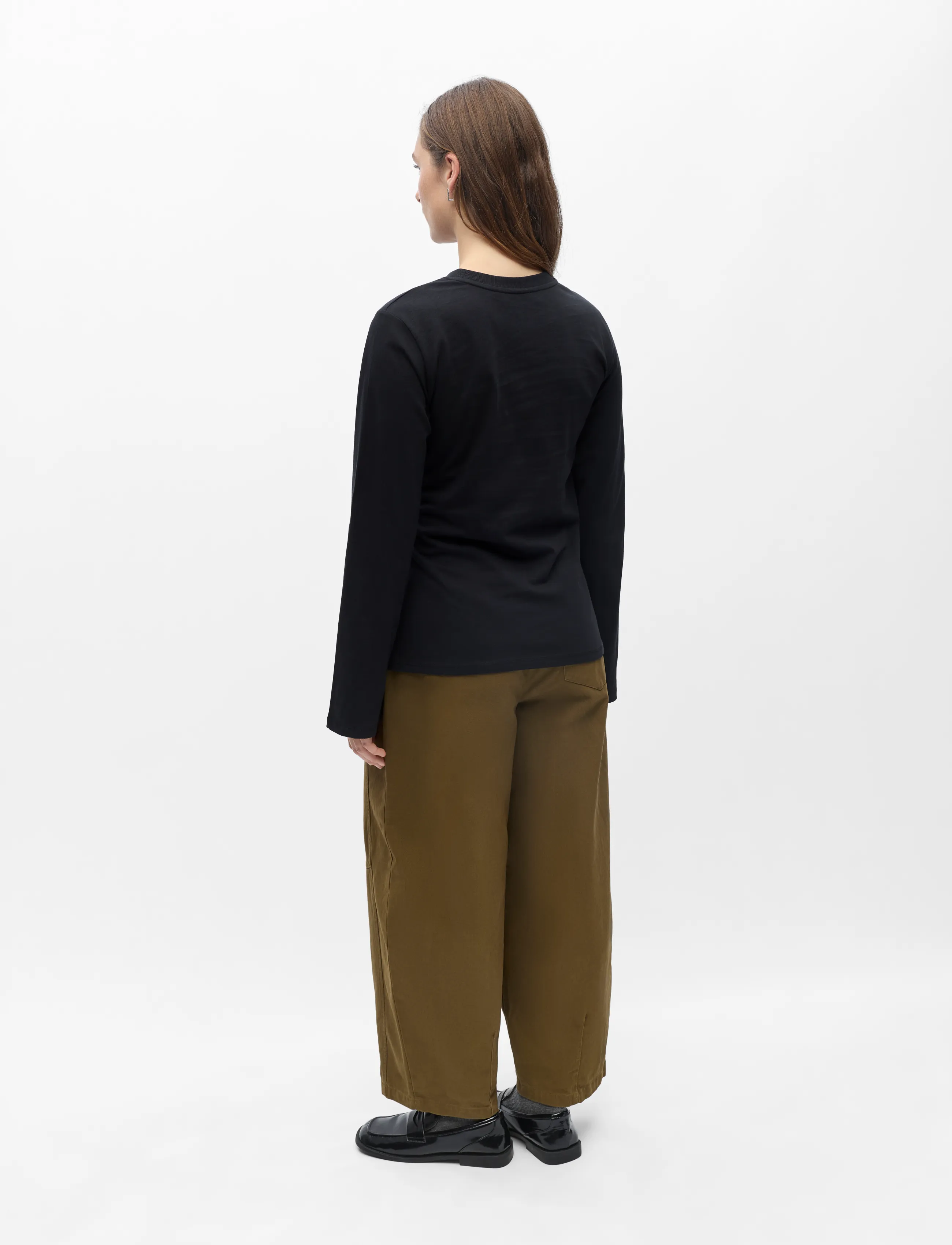 Object - OBJGIMA KAIJA L/S RE TIE T-SHIRT 146 - langærmede toppe - black - 2