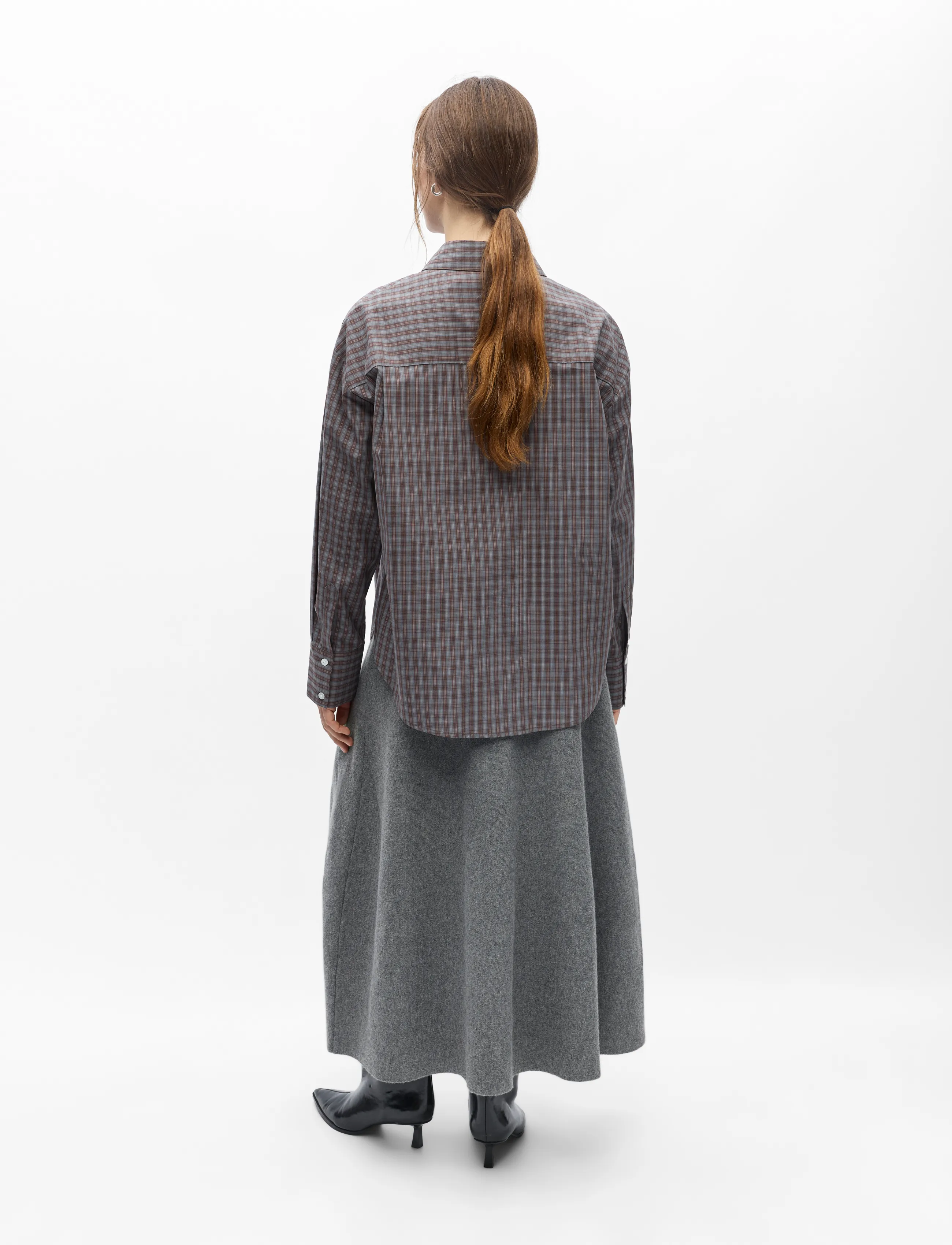 Object - OBJZILA L/S RE SHIRT NOOS - grey - 2