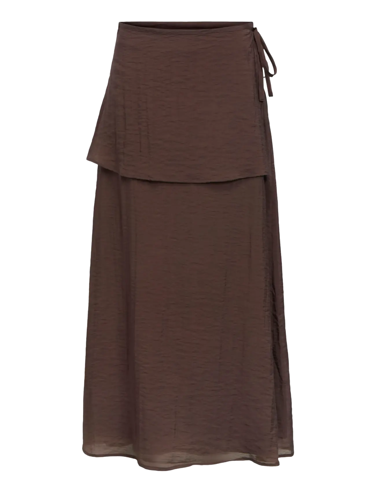 Object OBJISORA RE LONG APRON SKIRT E SS 26 - Maxi nederdele - SEAL BROWN / brown