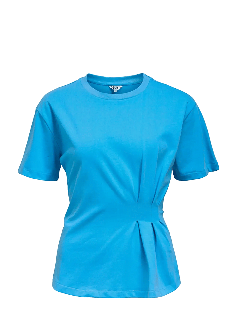 Object - OBJGIMA S/S FITTED TEE E SS FAIR 26 - t-shirts - little boy blue - 0
