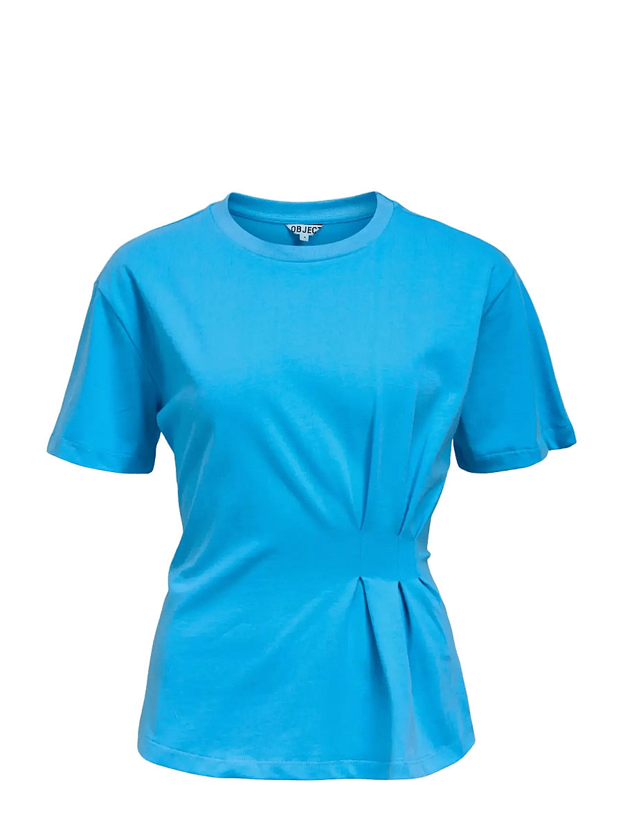 Object - OBJGIMA S/S FITTED TEE E SS FAIR 26 - t-shirts - little boy blue - 0