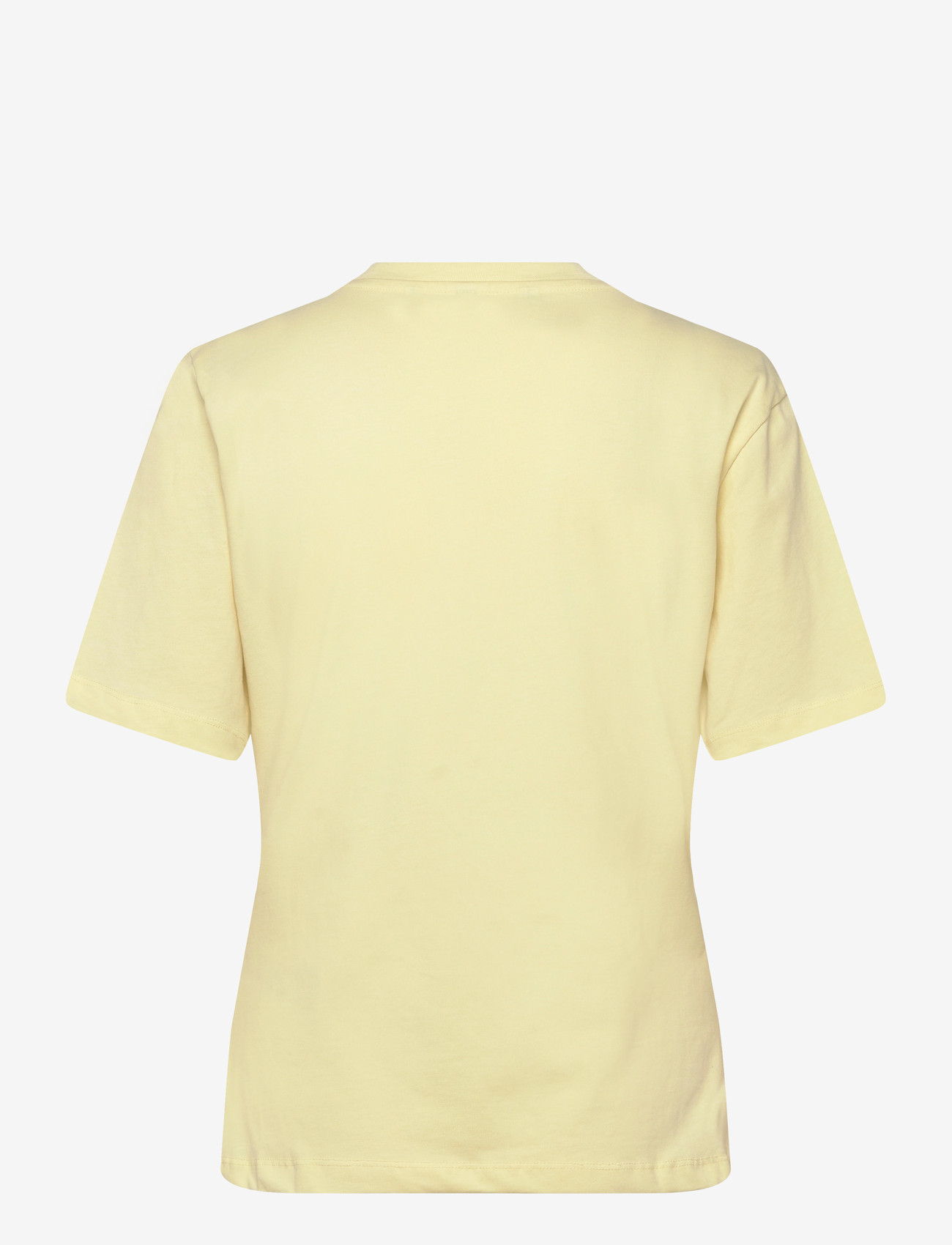 Object - OBJGIMA S/S FITTED TEE E SS FAIR 26 - t-shirts - tender yellow - 1