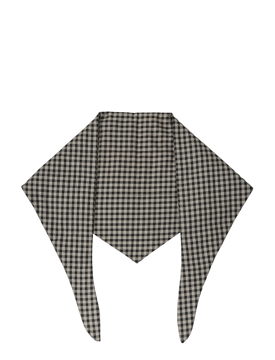 Object - OBJOLIVIA PADDED CHECKED SCARF 146 - opal gray - 1