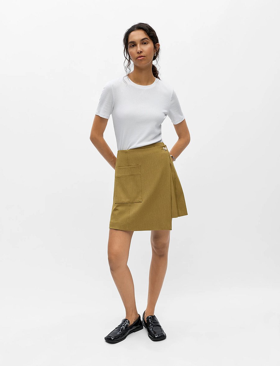 Object - OBJLISA RE WRAP SKIRT NOOS - fennel seed - 0