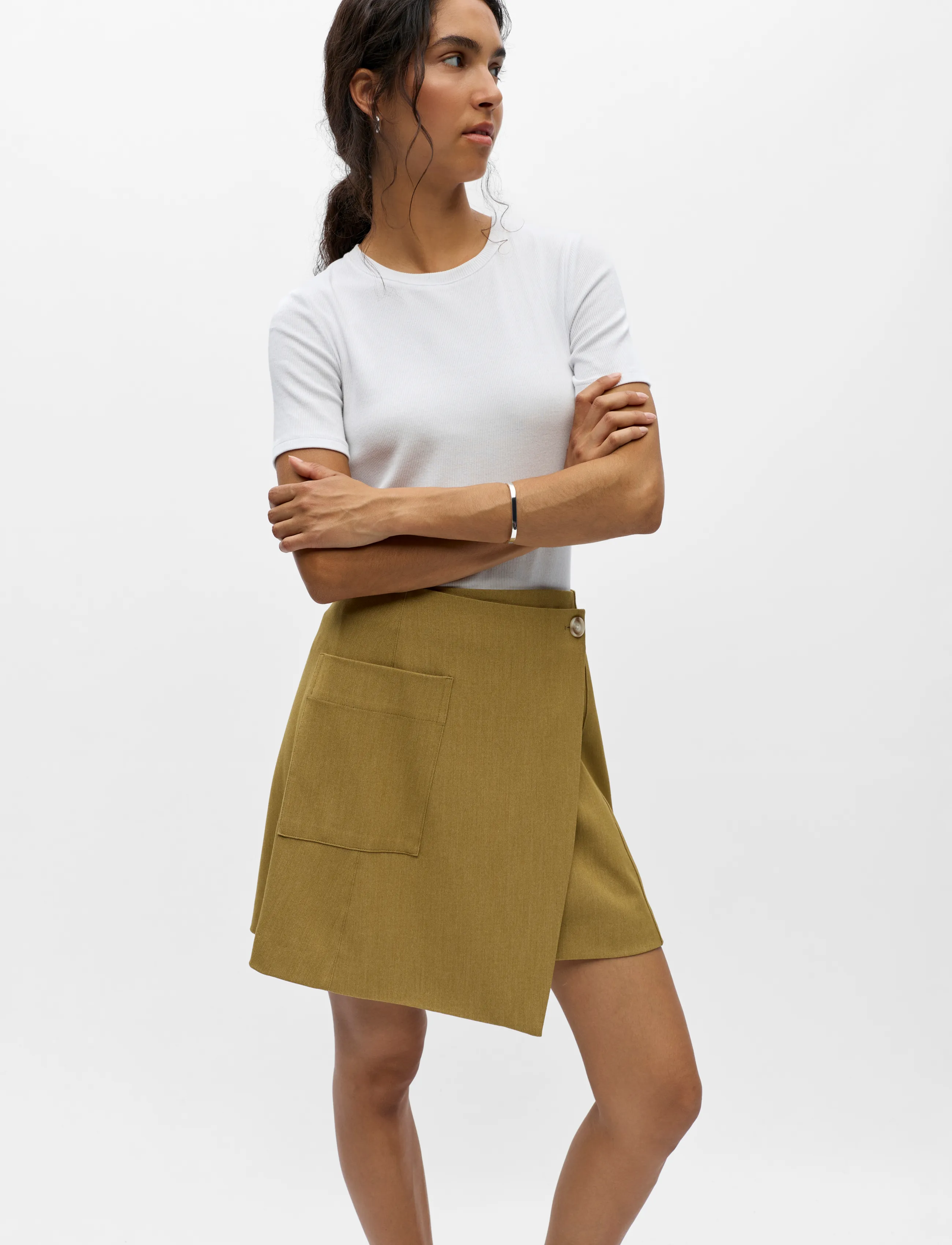 Object - OBJLISA RE WRAP SKIRT NOOS - fennel seed - 3