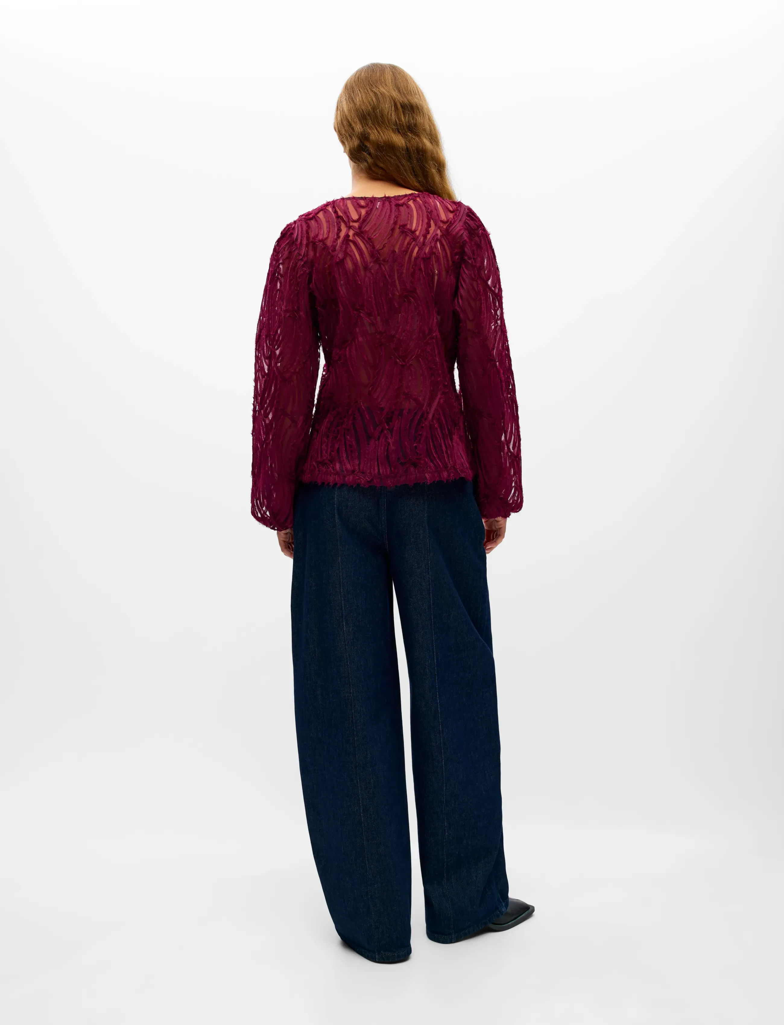 OBJECT Objlucie Luka L/S Re V-Neck Top 147 skjortor & blusar dam – bild 2