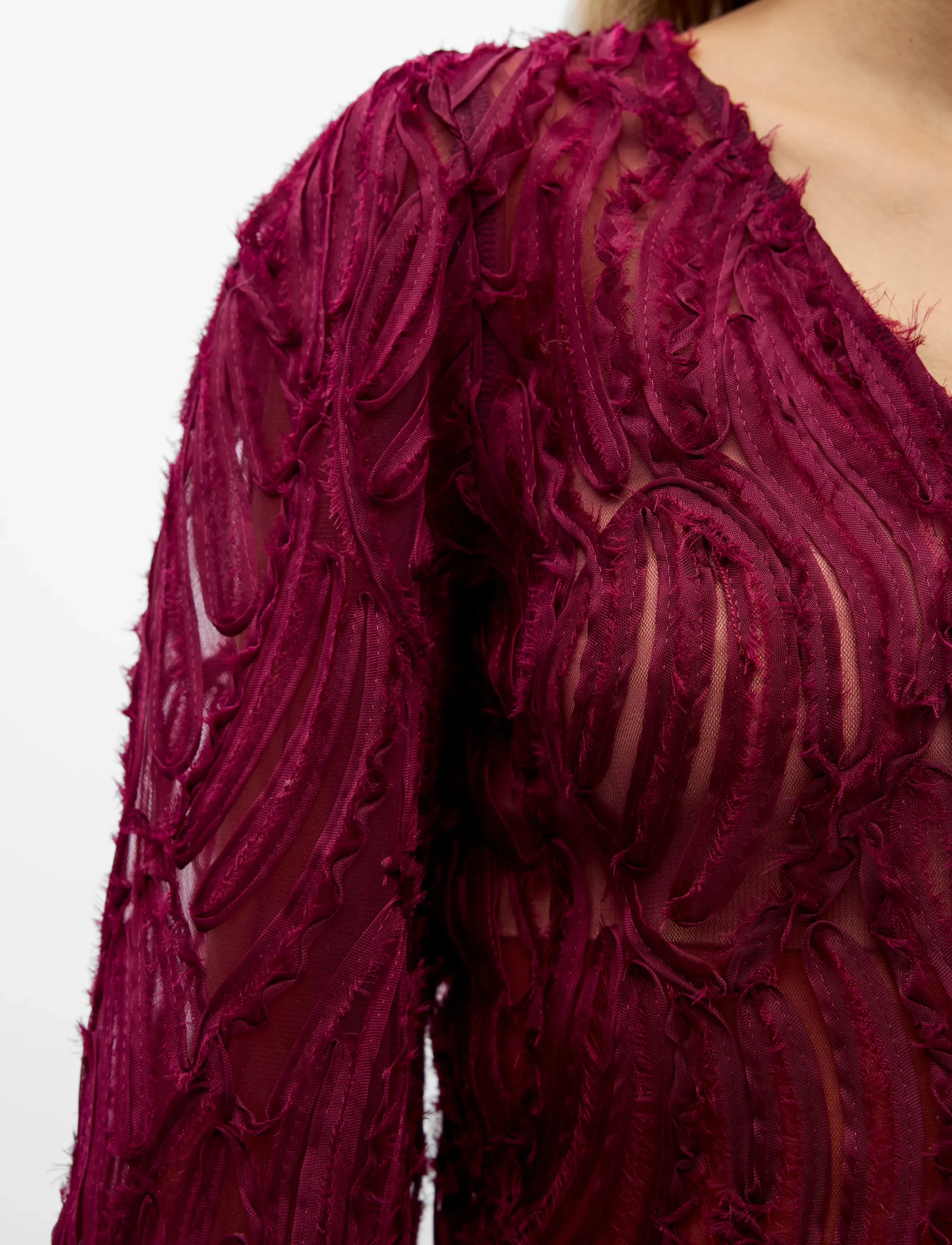 OBJECT Objlucie Luka L/S Re V-Neck Top 147 skjortor & blusar dam – bild 4