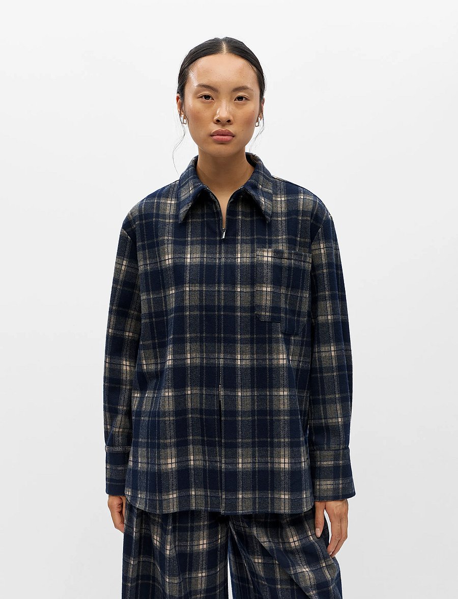 Object - OBJTHELMA L/S RE SHIRT 147 - sky captain - 3