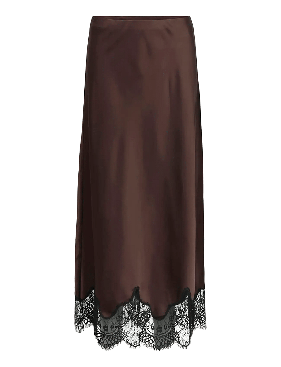 Object - OBJALLI MW LONG SKIRT E SS FAIR 26 - seal brown - 1