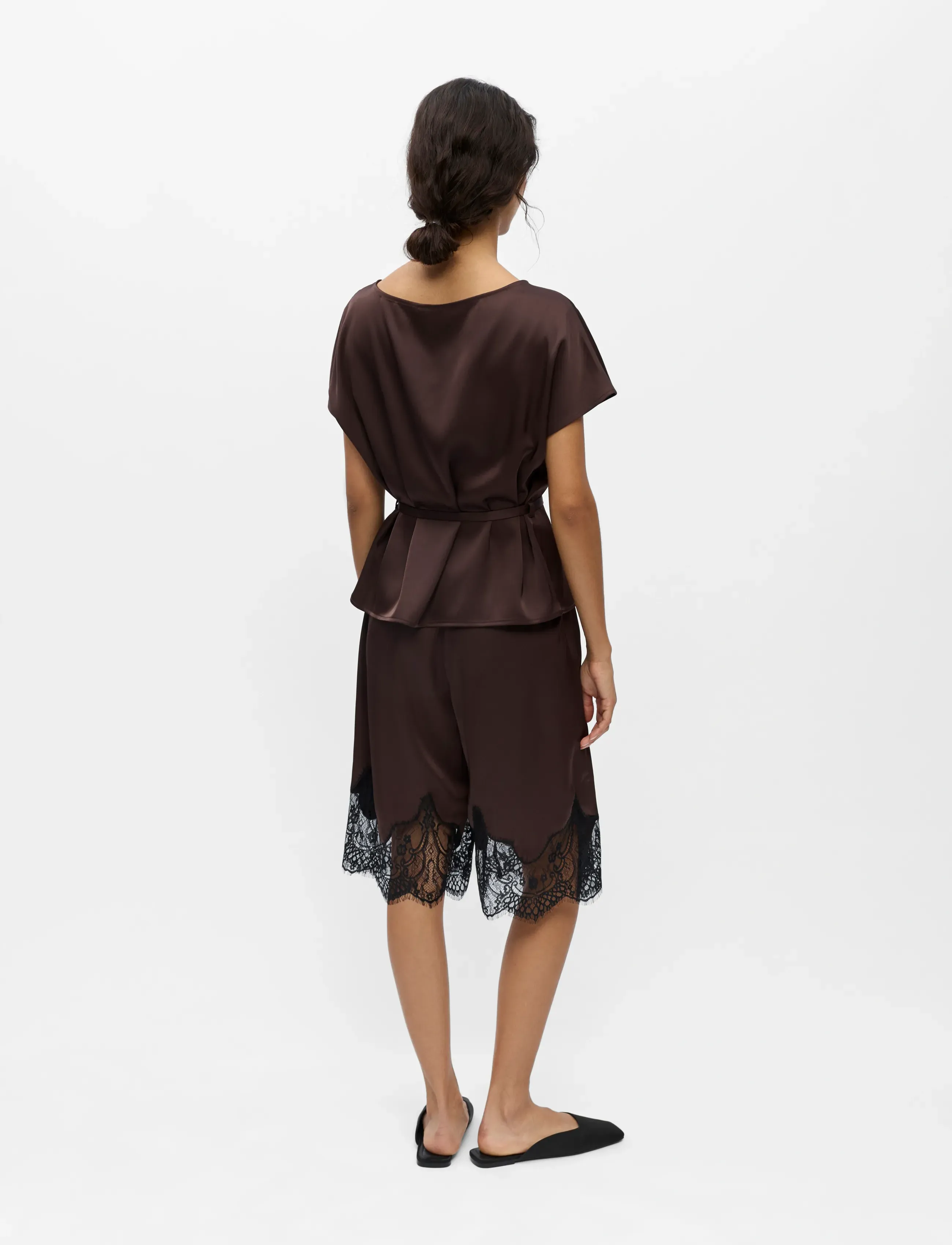 Object - OBJALLI S/S REG TOP E SS FAIR 26 - mode trends - seal brown - 2
