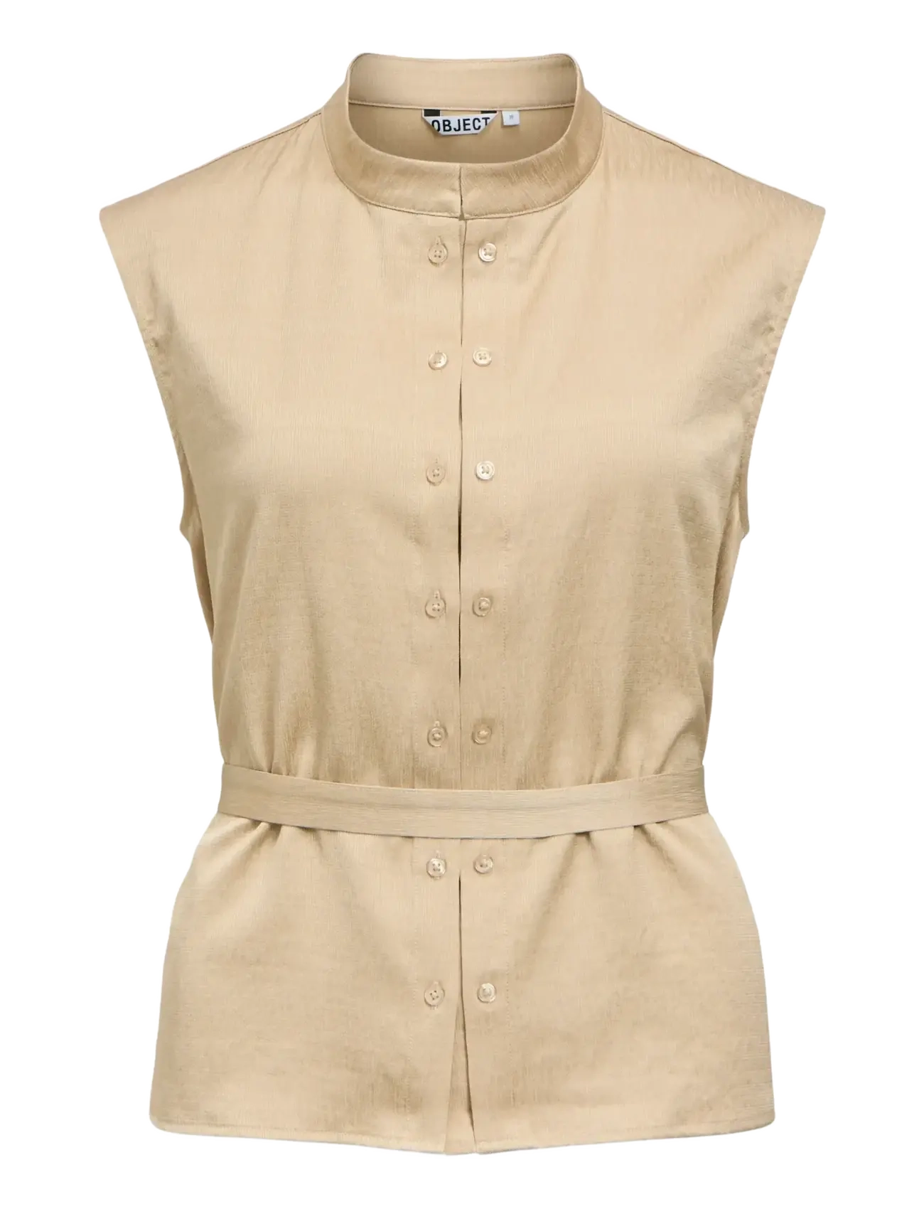 Object OBJHELIN S/L WAISTCOAT E SS FAIR 26 - Nyheder - HUMUS / beige