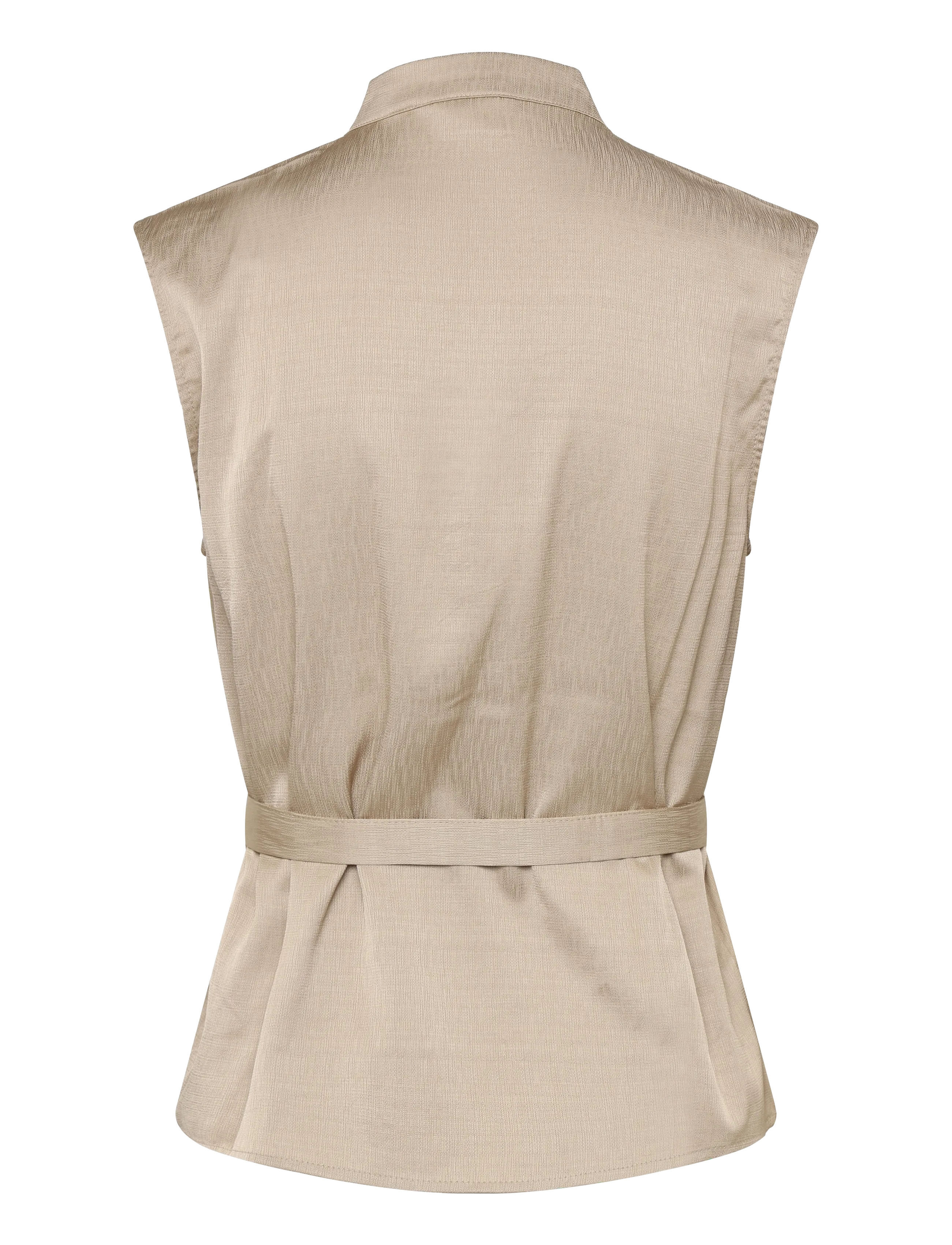 Object - OBJHELIN S/L WAISTCOAT E SS FAIR 26 - varrukateta pluusid - humus - 2
