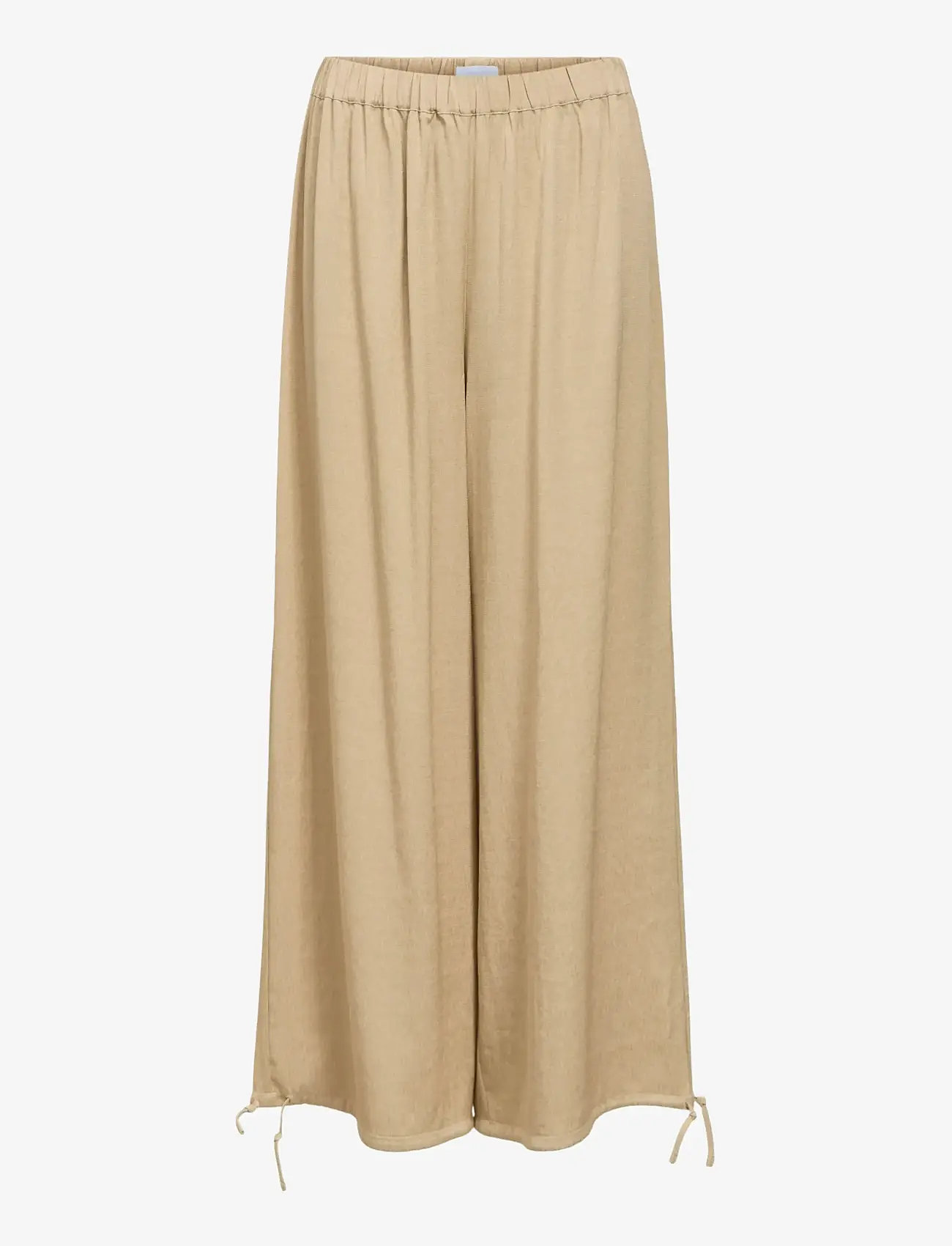 Object - OBJHELIN MW HAREM PANTS E SS FAIR 26 - bukser med brede ben - humus - 0