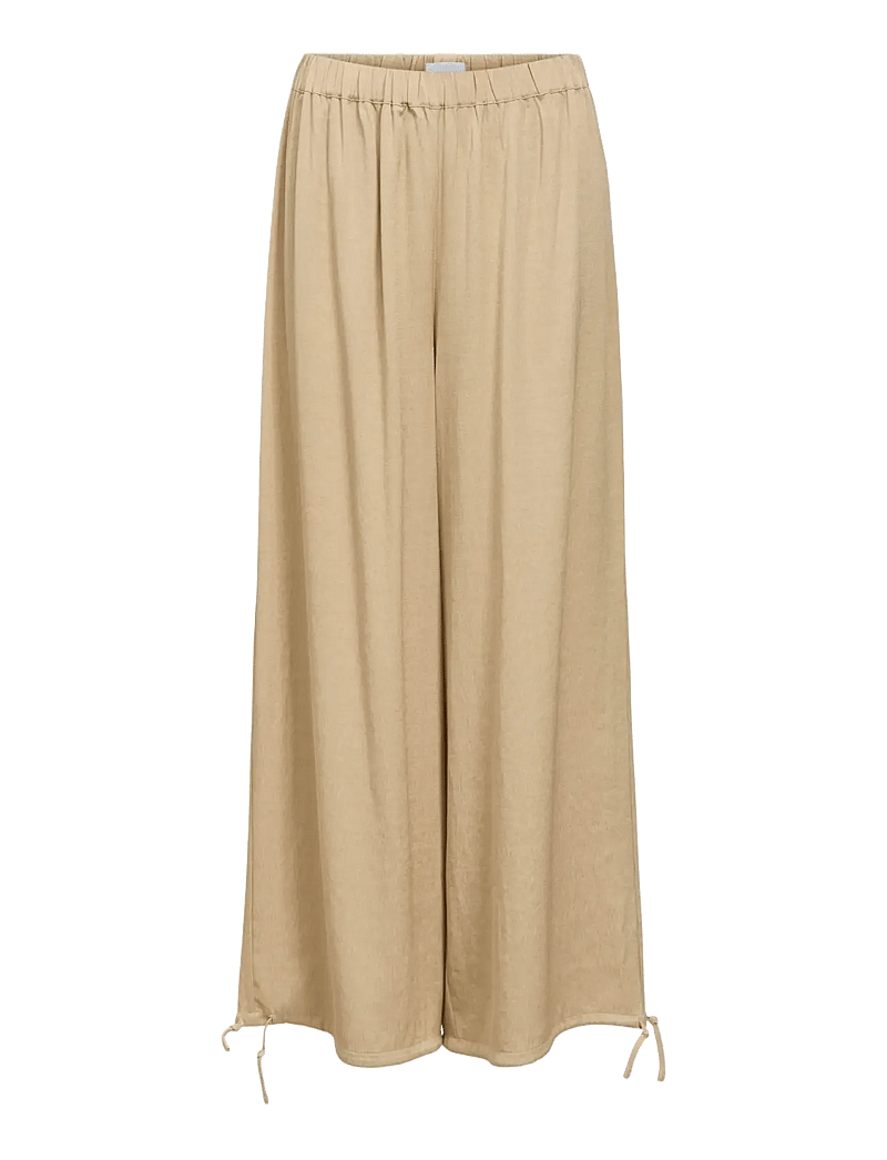 Object - OBJHELIN MW HAREM PANTS E SS FAIR 26 - bukser med brede ben - humus - 0