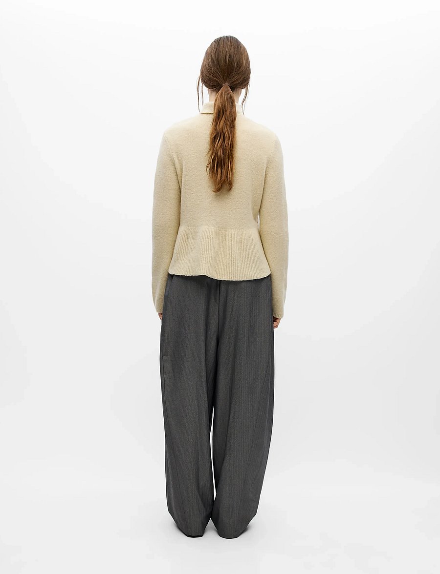 Object - OBJNIVIN L/S SCARF KNIT CARDIGAN 147 - birch - 2