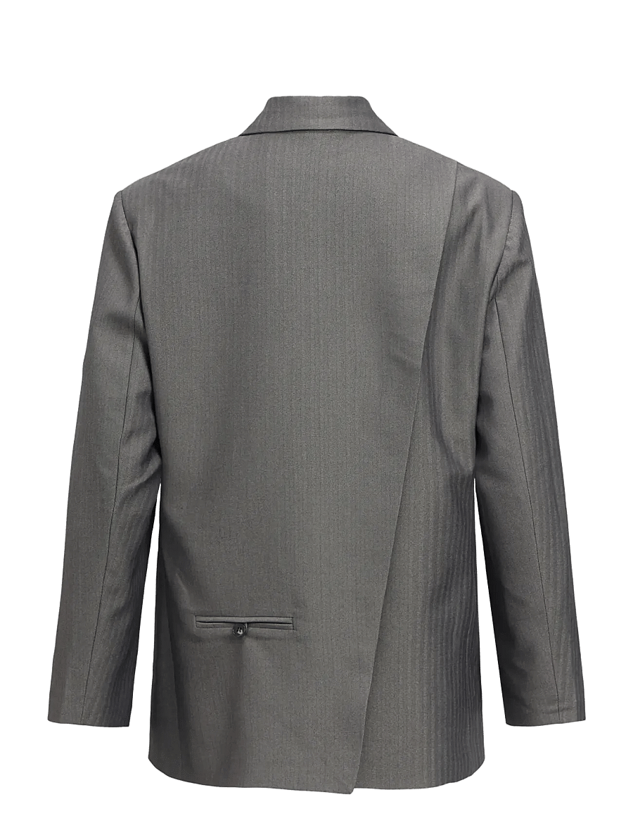 Object - OBJNOAMI OZ WRAP BLAZER 147 - gunmetal - 2