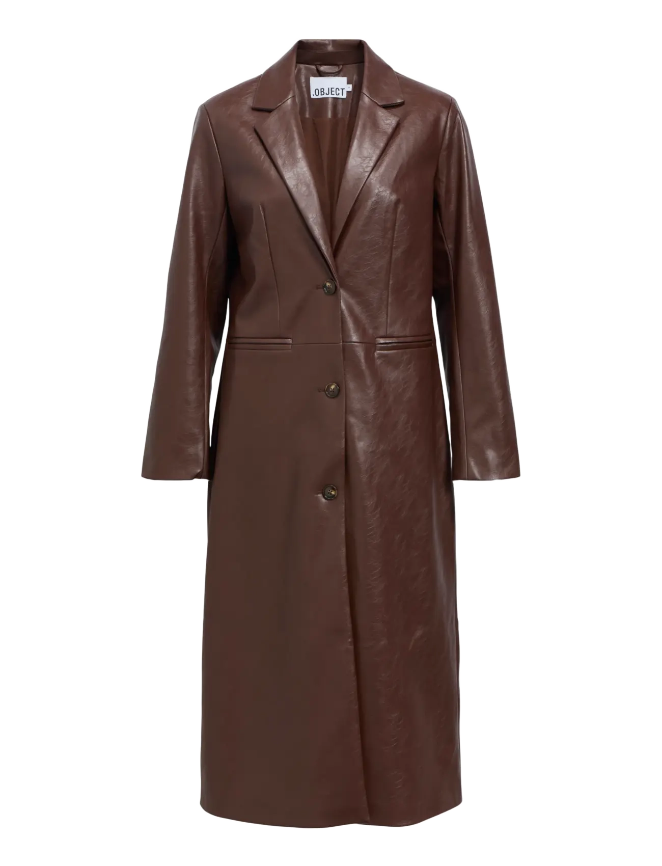 Object - OBJMANAR LO LONG COAT 147 - seal brown - 1