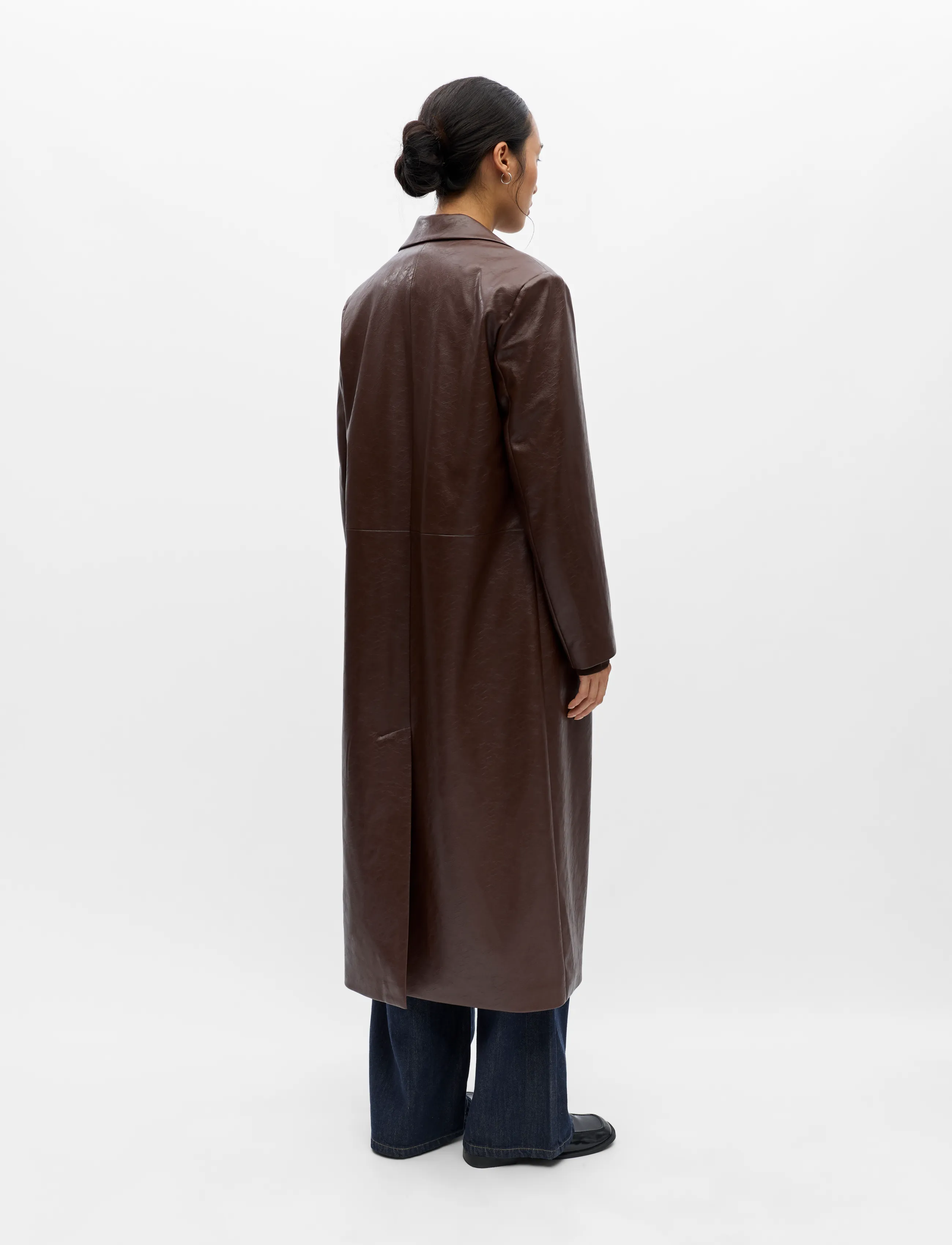 Object - OBJMANAR LO LONG COAT 147 - rain coats - seal brown - 2