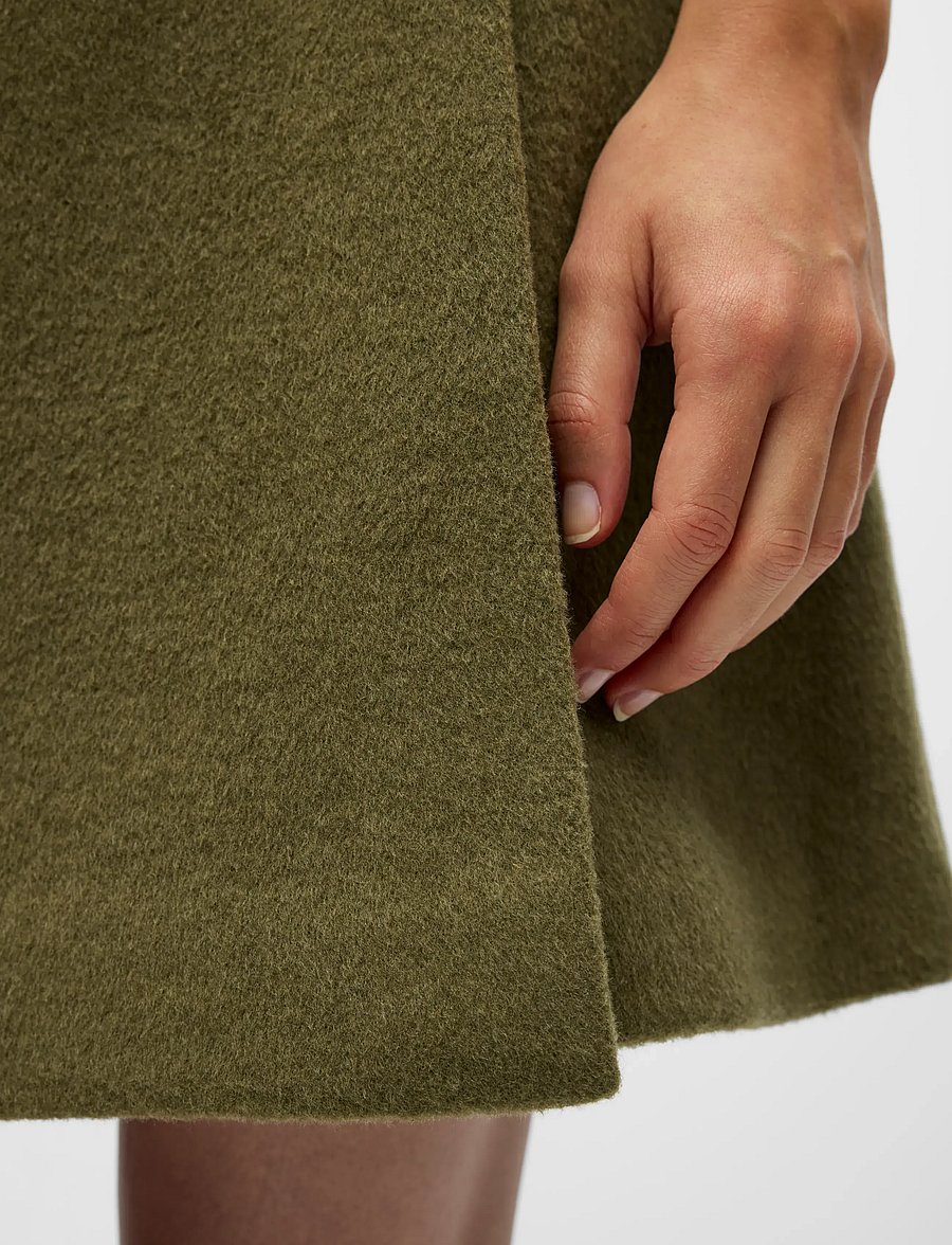 Object - OBJMANDI MW MINI SKIRT 147 - martini olive - 4