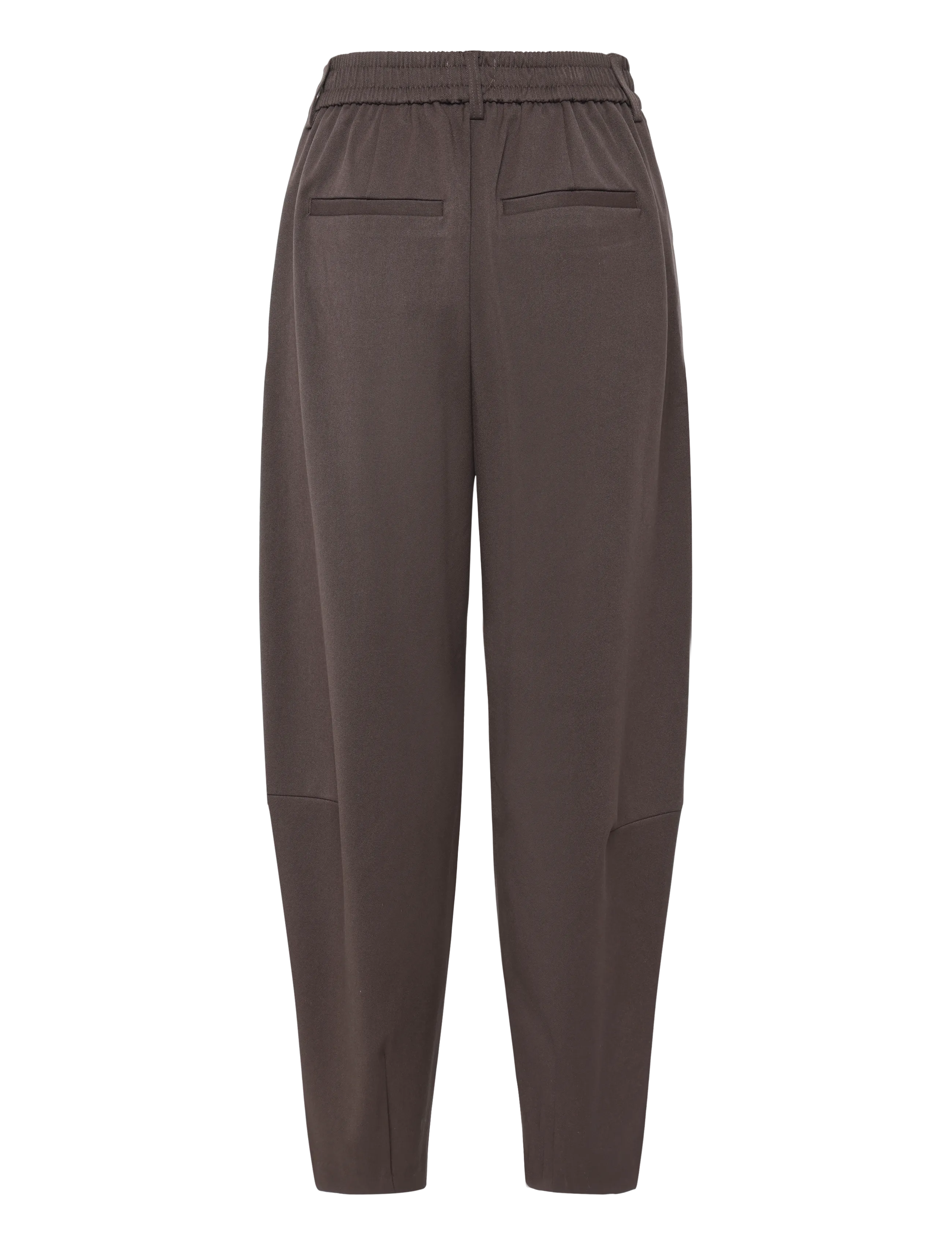 Object - OBJLISA HW ANKLE BARREL PANT NOOS - barrelbyxor - seal brown - 1