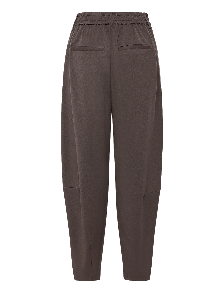Object - OBJLISA HW ANKLE BARREL PANT NOOS - barrelbyxor - seal brown - 1
