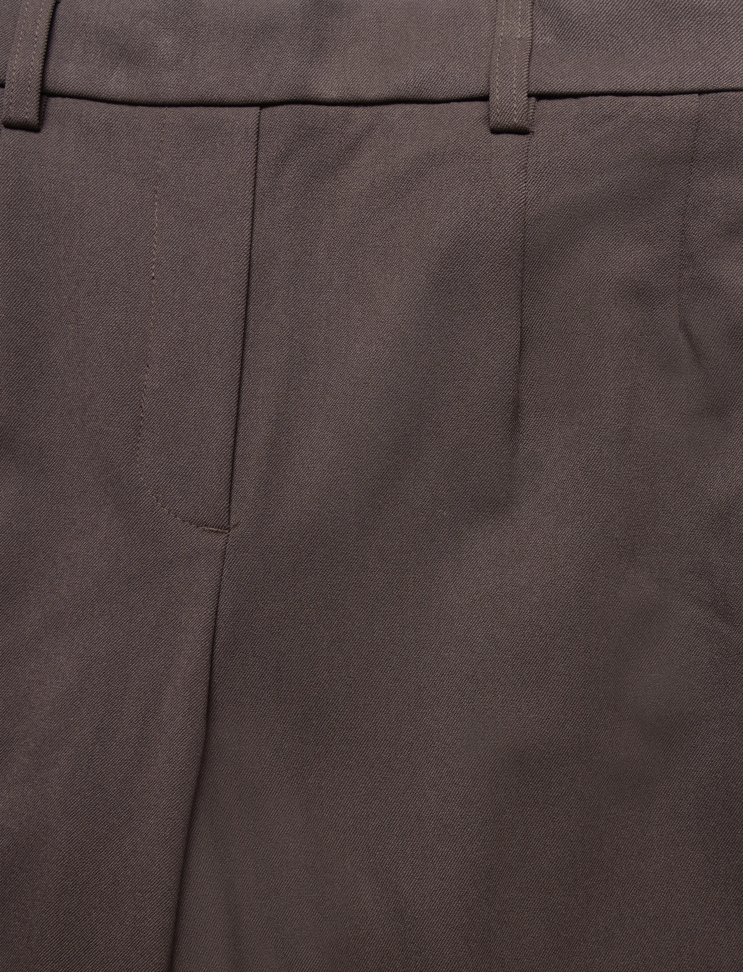 Object - OBJLISA HW ANKLE BARREL PANT NOOS - barrelbyxor - seal brown - 3