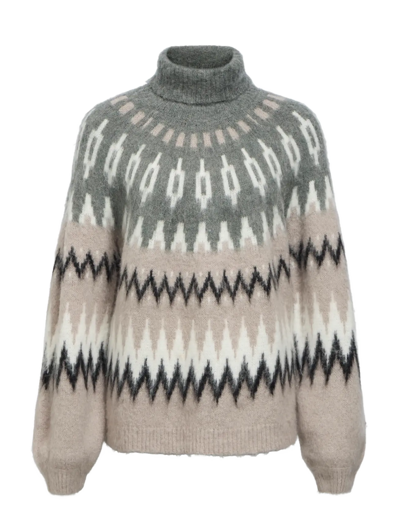 Object OBJJAADE DIANA L/S LO KNIT PULLOVER 147 - Stickade tröjor - GUNMETAL / grey