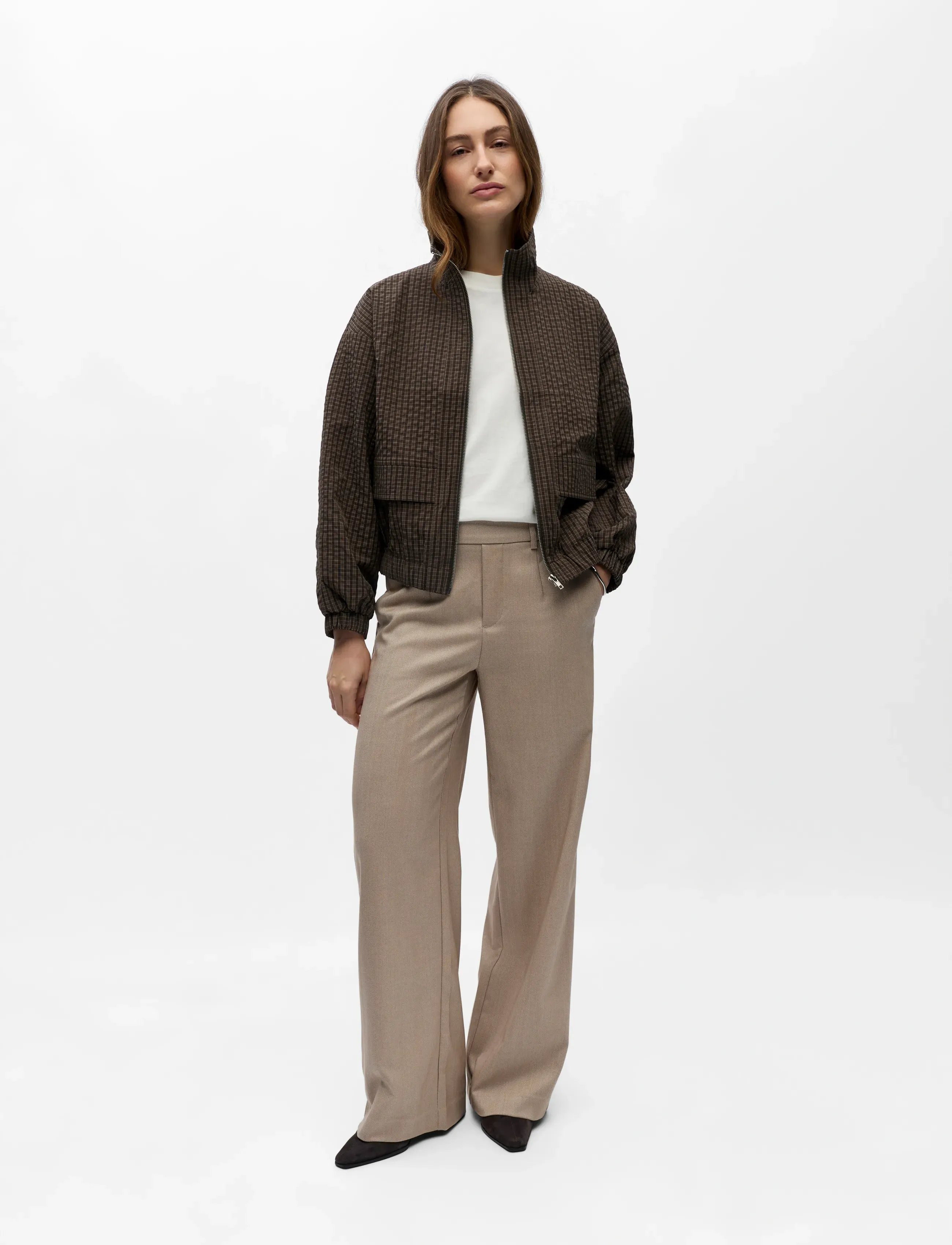 Object OBJLEVI L/S TRACK JACKET E DIV - Uus - SEAL BROWN / brown