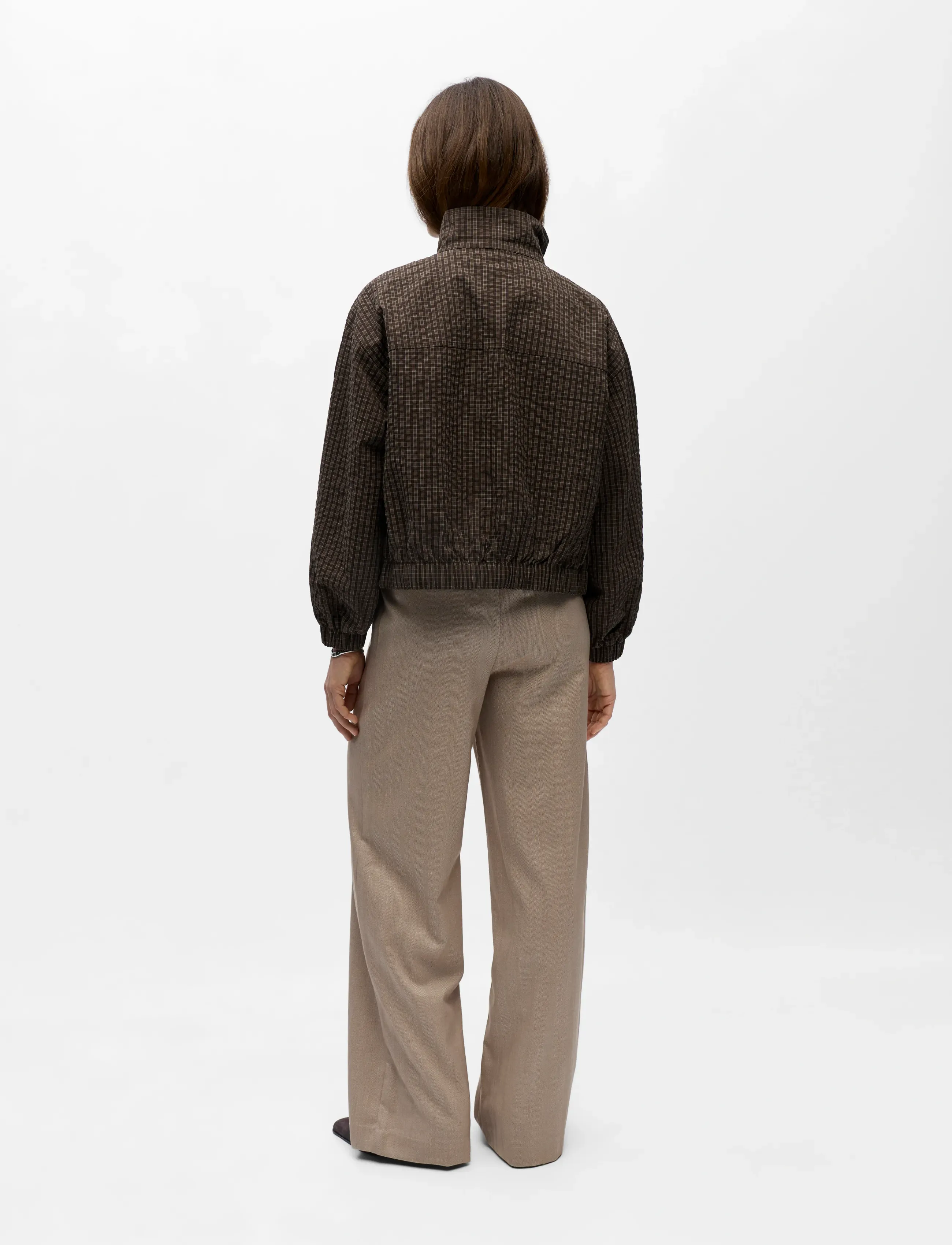 Object - OBJLEVI L/S TRACK JACKET E DIV - pavasara jakas - seal brown - 2