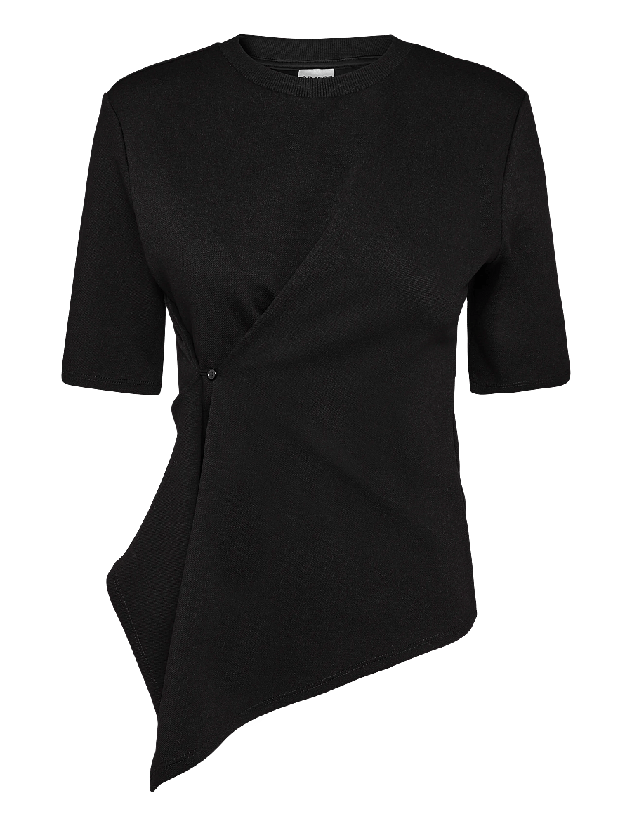 Object - OBJABBEY 2/4 RE TOP 147 - t-shirts - black - 0
