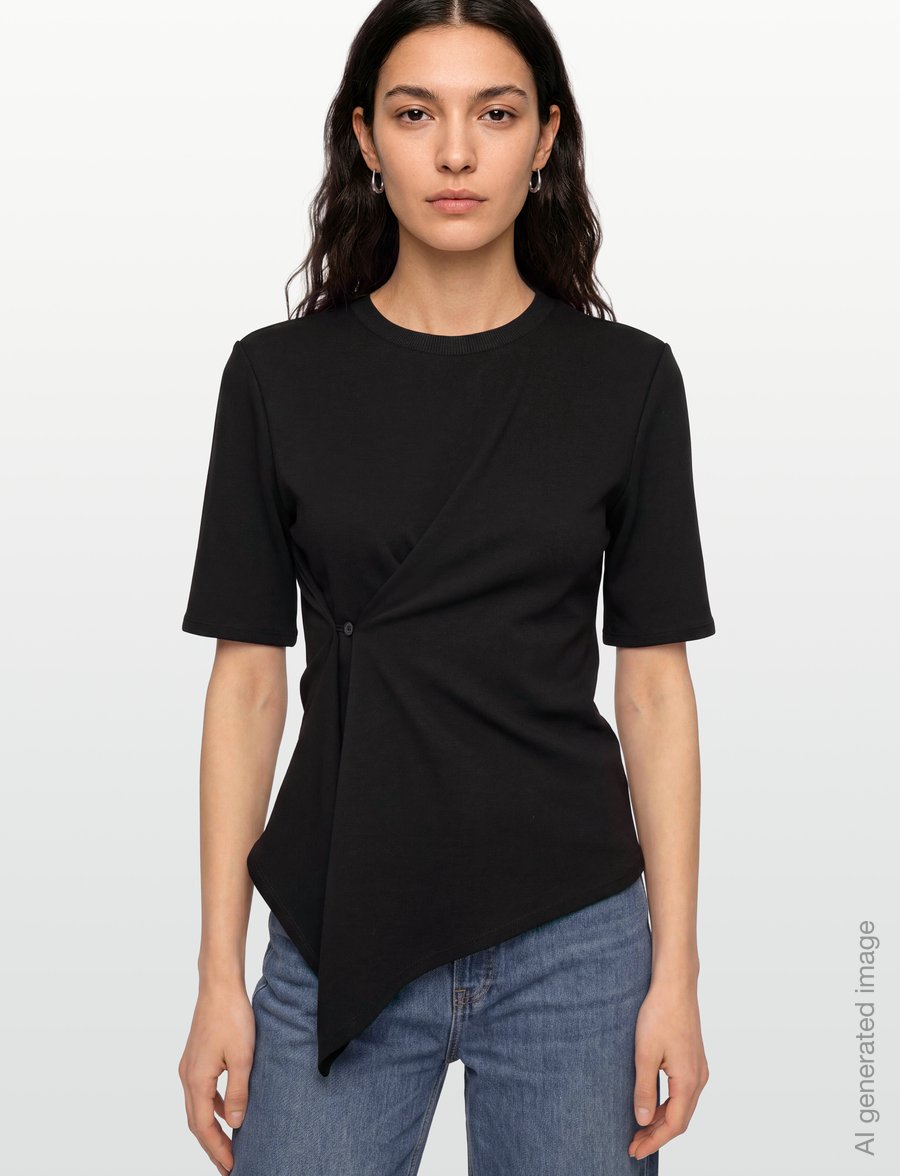 Object - OBJABBEY 2/4 RE TOP 147 - t-shirts - black - 3
