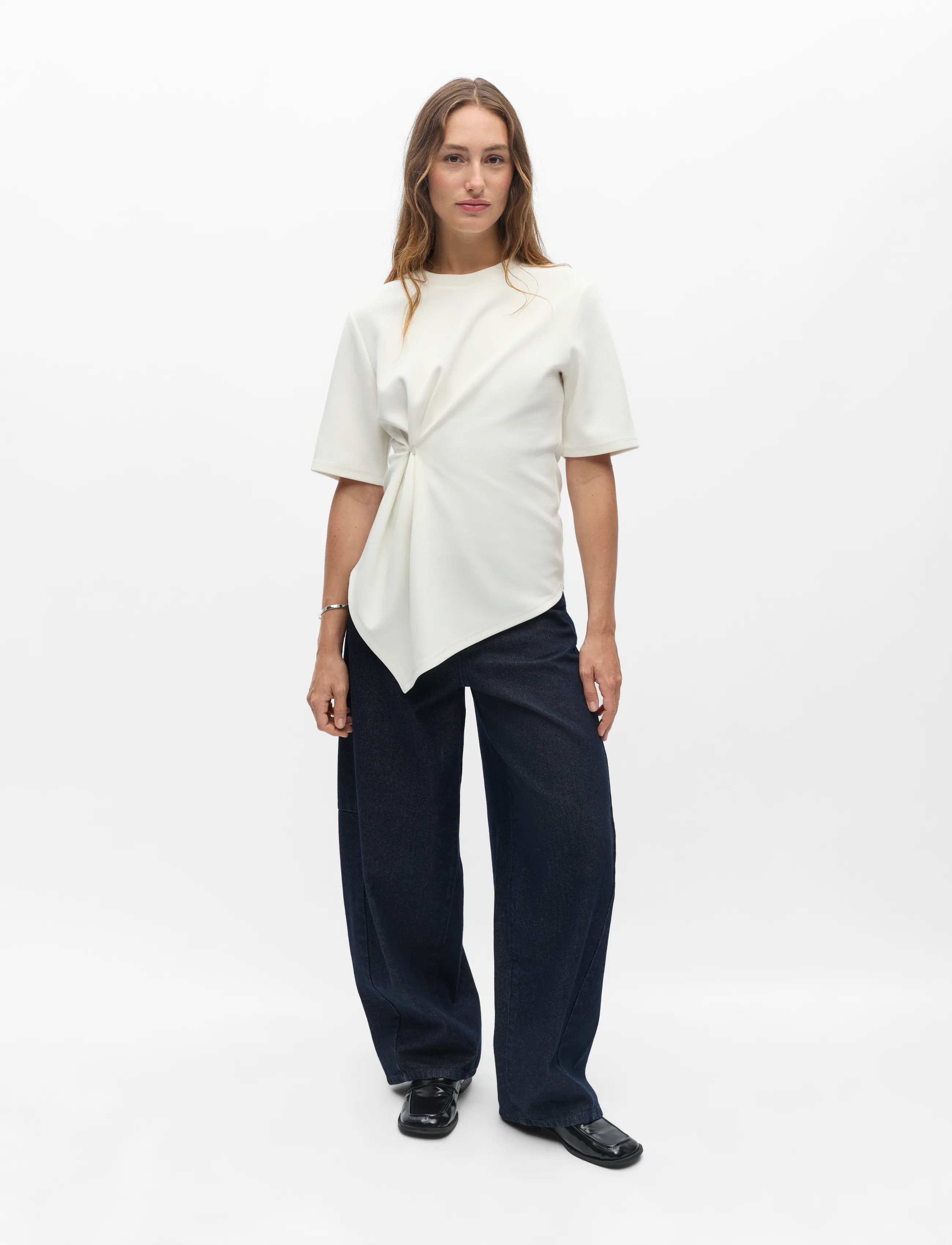 Object OBJABBEY 2/4 RE TOP 147 - T-shirts - WHITE / white