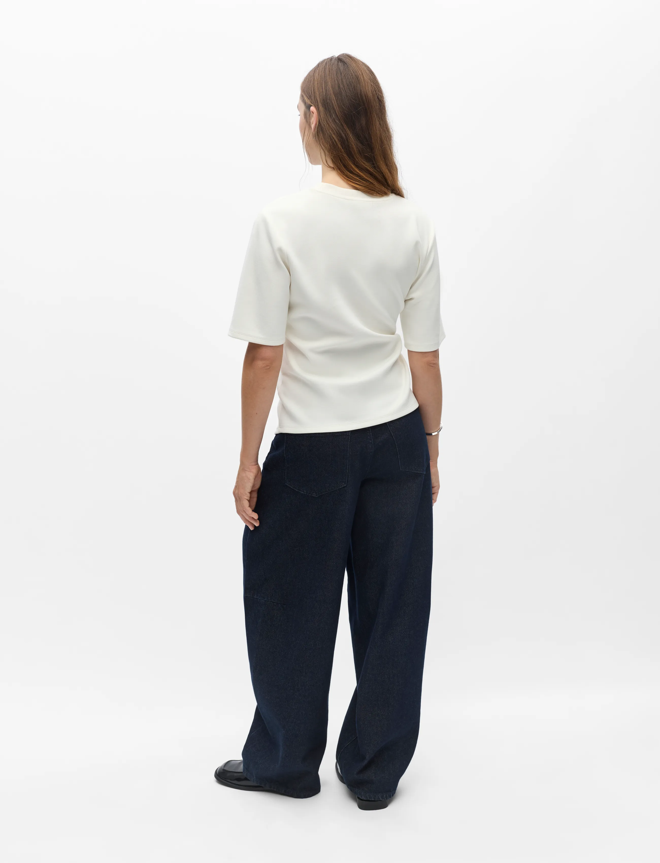 Object - OBJABBEY 2/4 RE TOP 147 - t-shirts - white - 2