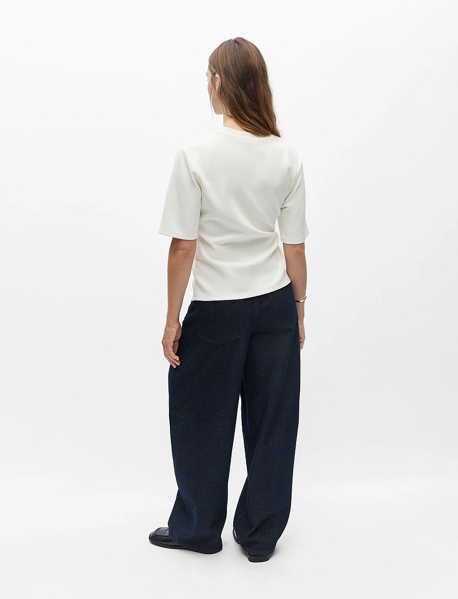 Object - OBJABBEY 2/4 RE TOP 147 - t-shirts - white - 2
