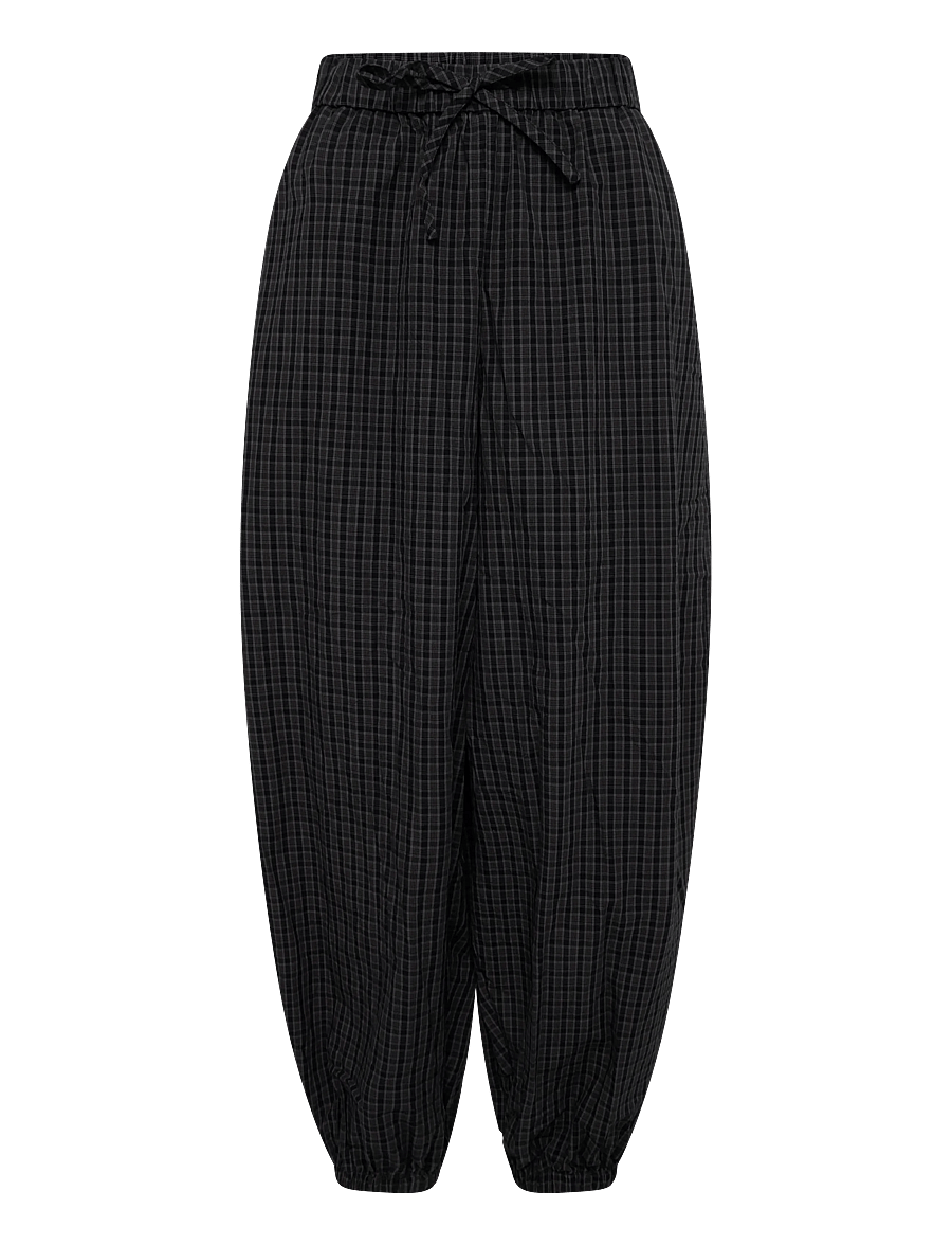 Object - OBJDELVA HAREM PANT 148 - hosen mit geradem bein - gunmetal - 0