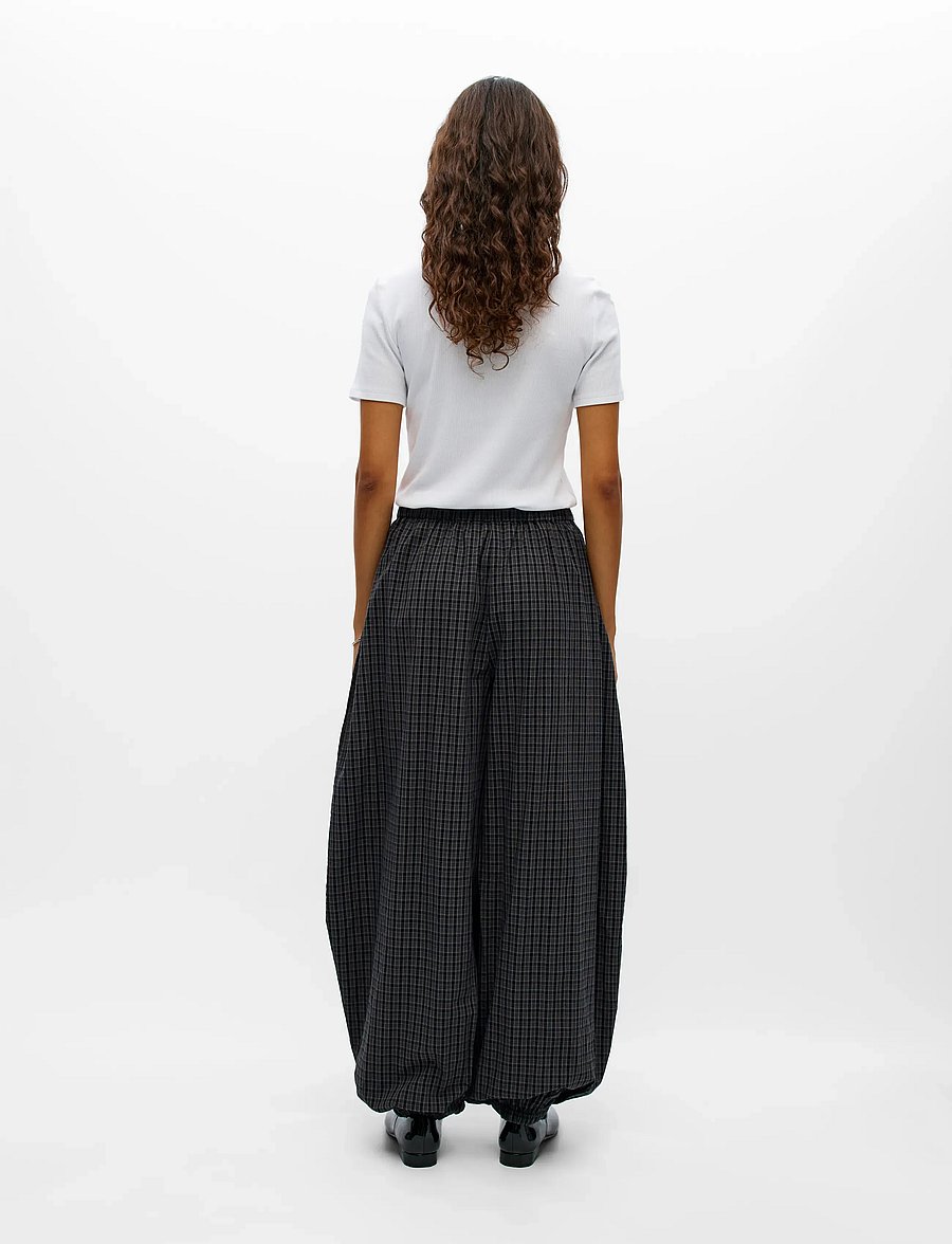 Object - OBJDELVA HAREM PANT 148 - barrelbyxor - gunmetal - 0