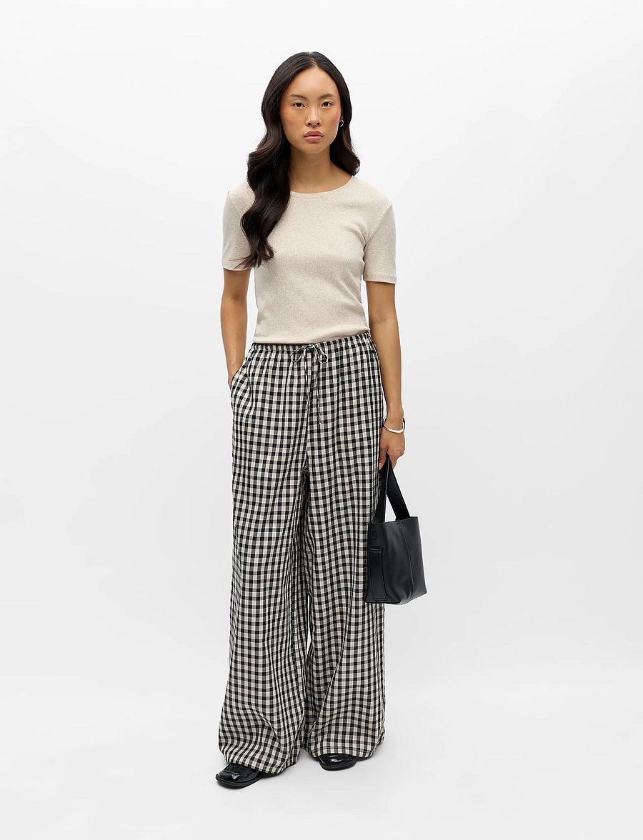 Object - OBJCLARI MW OZ WIDE PANT E PA 26 - vida byxor - birch - 0
