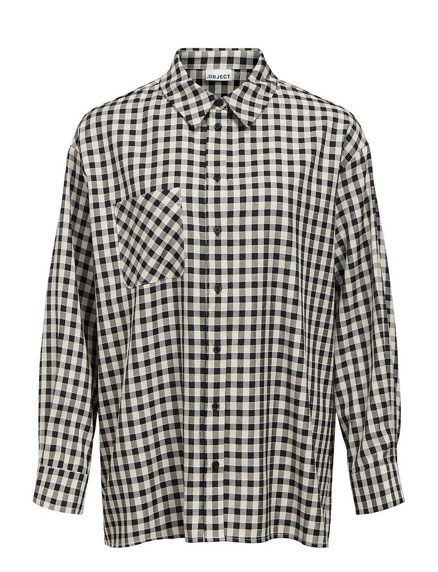Object - OBJCLARI LS LOOSE SHIRT E PA 26 - birch - 1