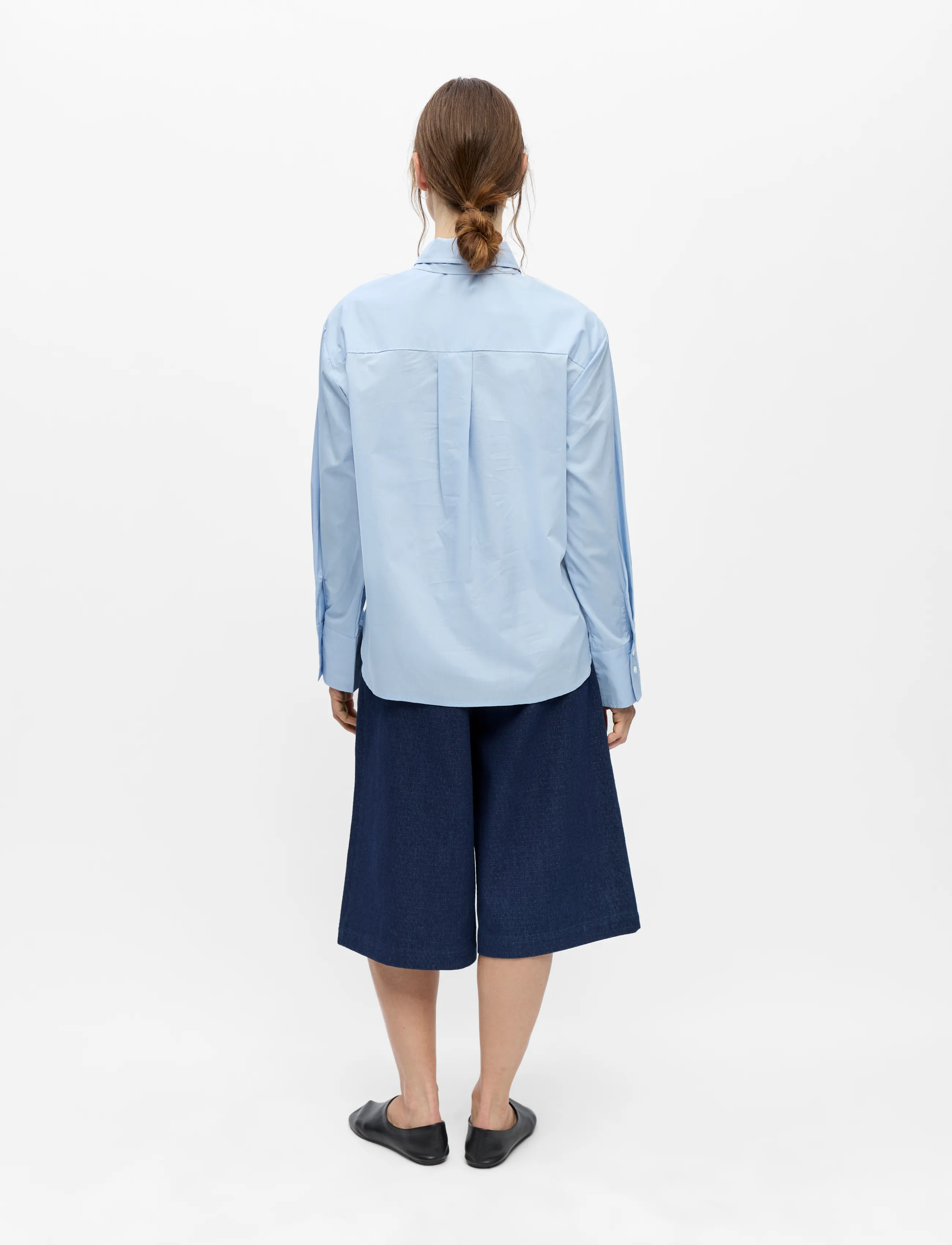 Object - OBJZILA L/S RE TIE SHIRT E PA 26 - kentucky blue - 2